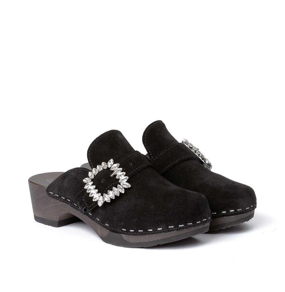 Softclox TEODORA Kaschmir schwarz (dunkel) Clog günstig online kaufen
