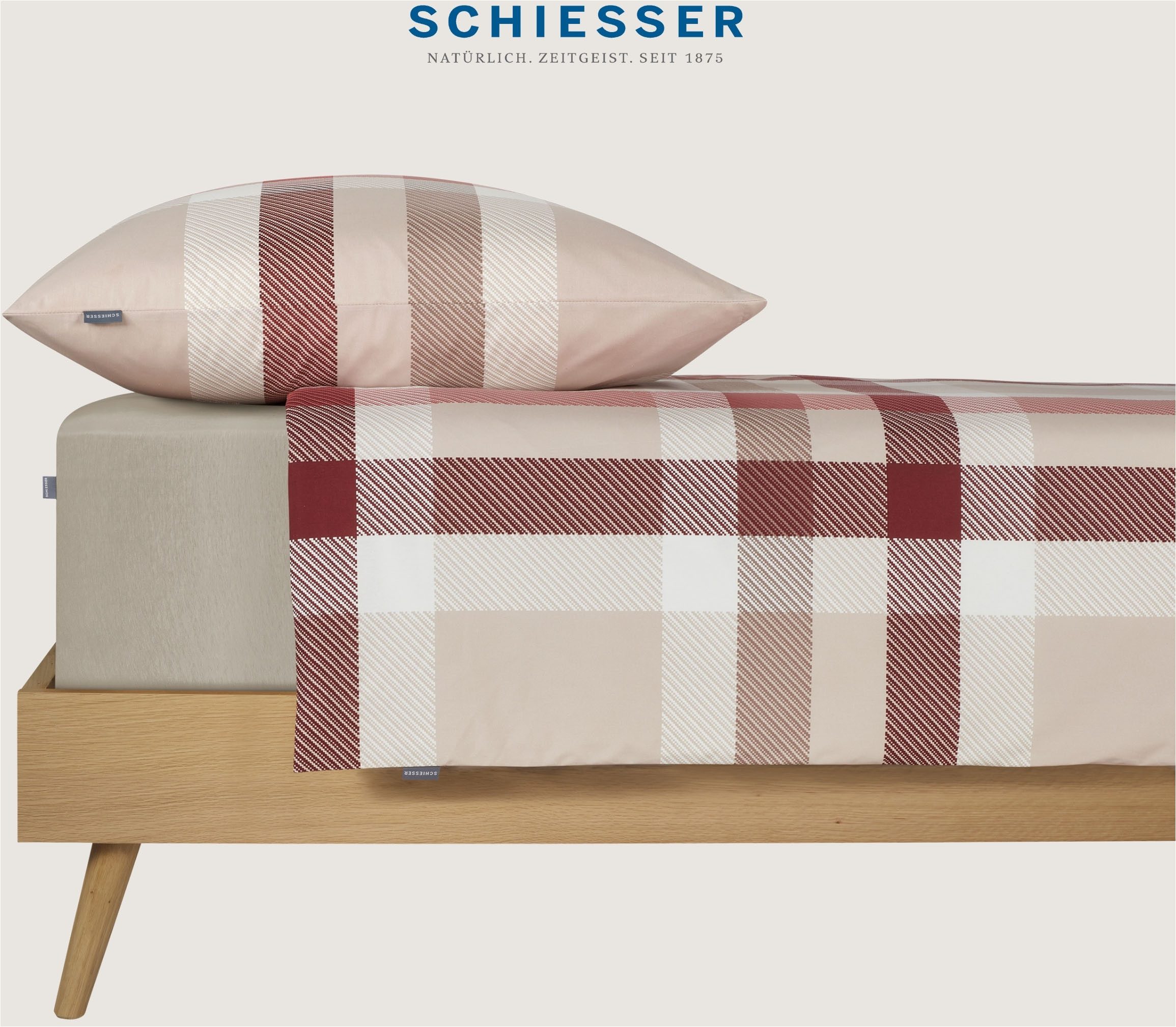 Schiesser Bettwäsche Kris aus weicher Baumwolle günstig online kaufen