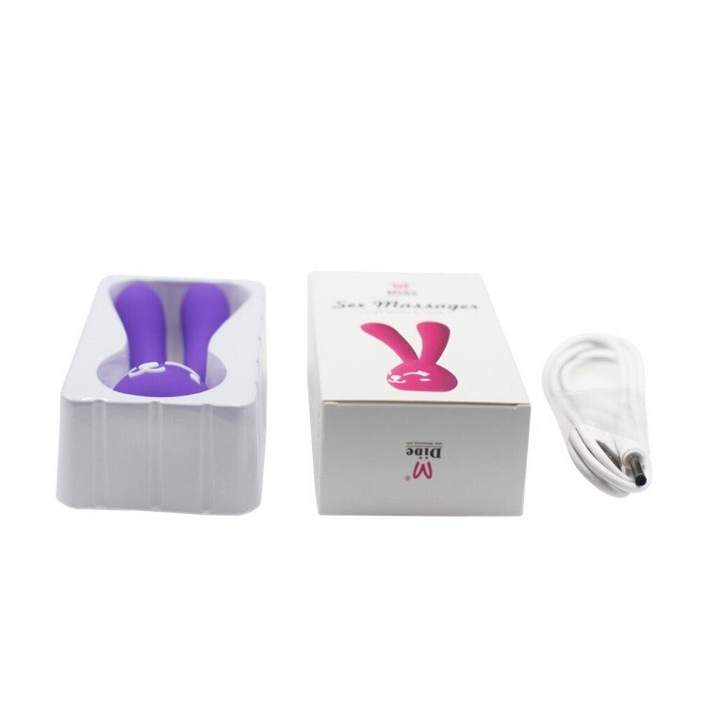 G-Punkt (2-tlg., Vibratoren Dibe Mini-Vibrator Packung) Nancy Rabbit Häschen Massager Vibratoren,