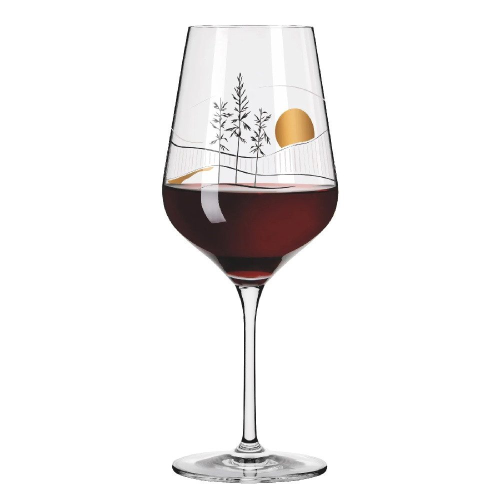 Weinglas Ritzenhoff Herzkristall Rotwein #8 C. Kordes H22