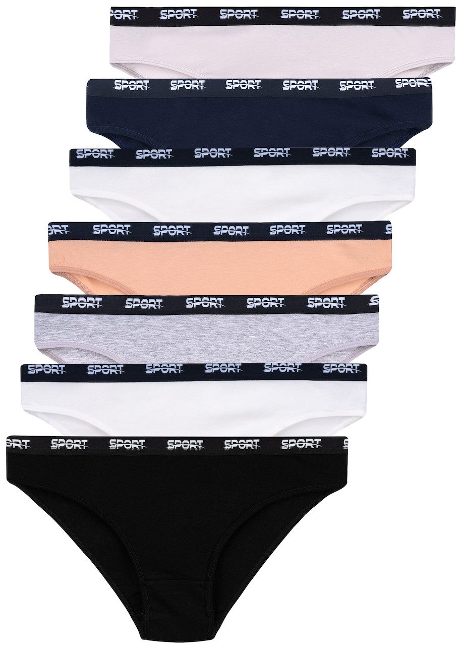 LOREZA Slip 7er Set Слипы - Sport - Bunt (Packung, 7-St)