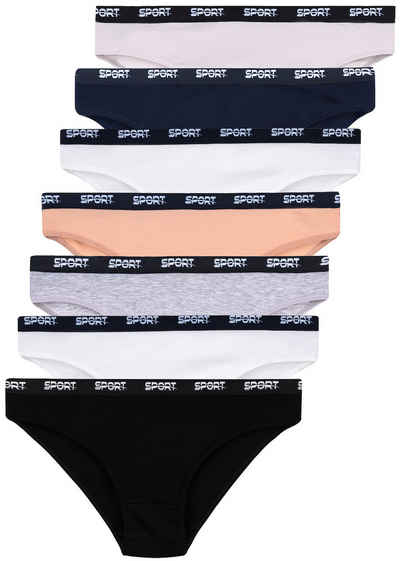 LOREZA Slip 7er Set Сліпи - Sport - Bunt (Packung, 7-St)