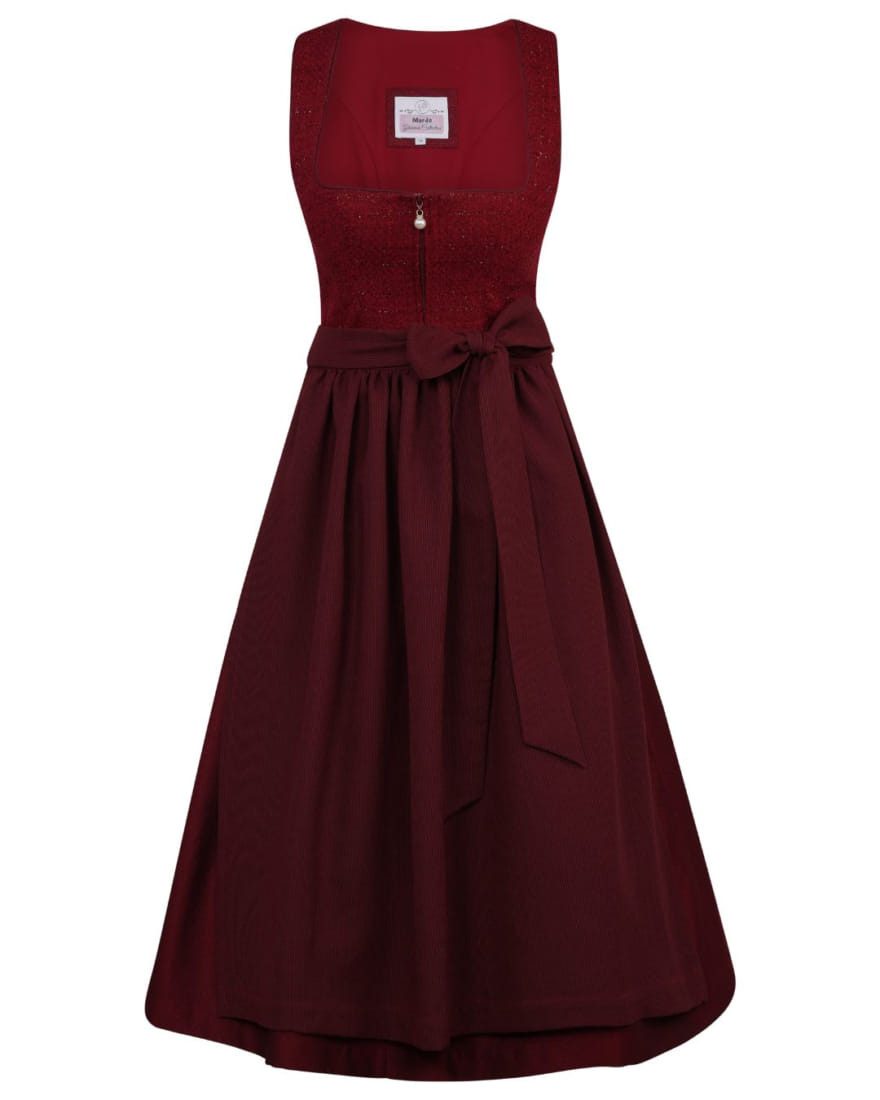 MarJo Dirndl Dirndl Ernsthofen 65cm Länge wine