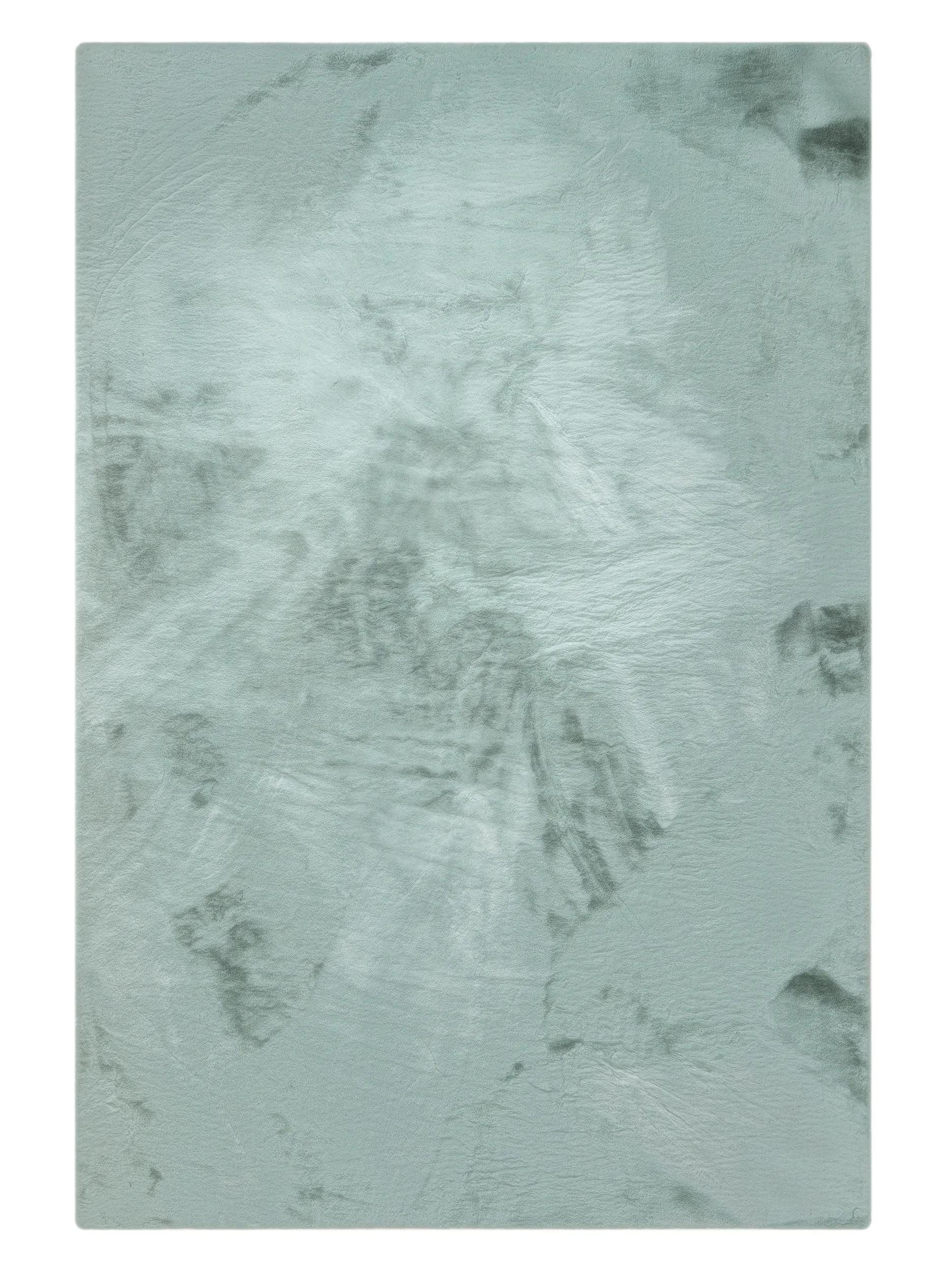 benuta Fellteppich Dave, rechteckig, Höhe: 21 mm, Teppich Wohnzimmer, Schlafzimmer, Esszimmer, Flur, Kunstfaser, Cozy