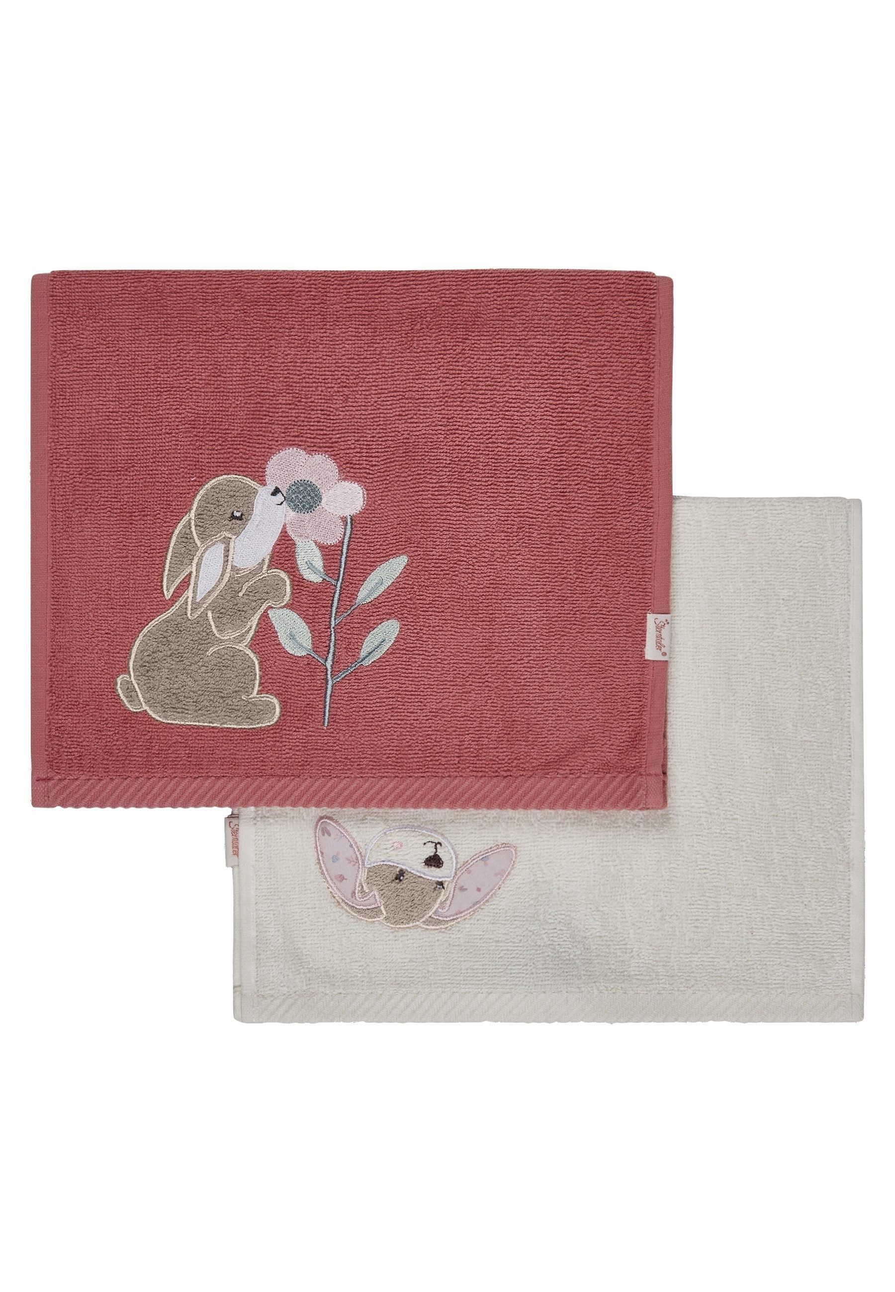Sterntaler® Handtücher Kinderhandtuch 2er-Pack Hanni, Frottee günstig online kaufen