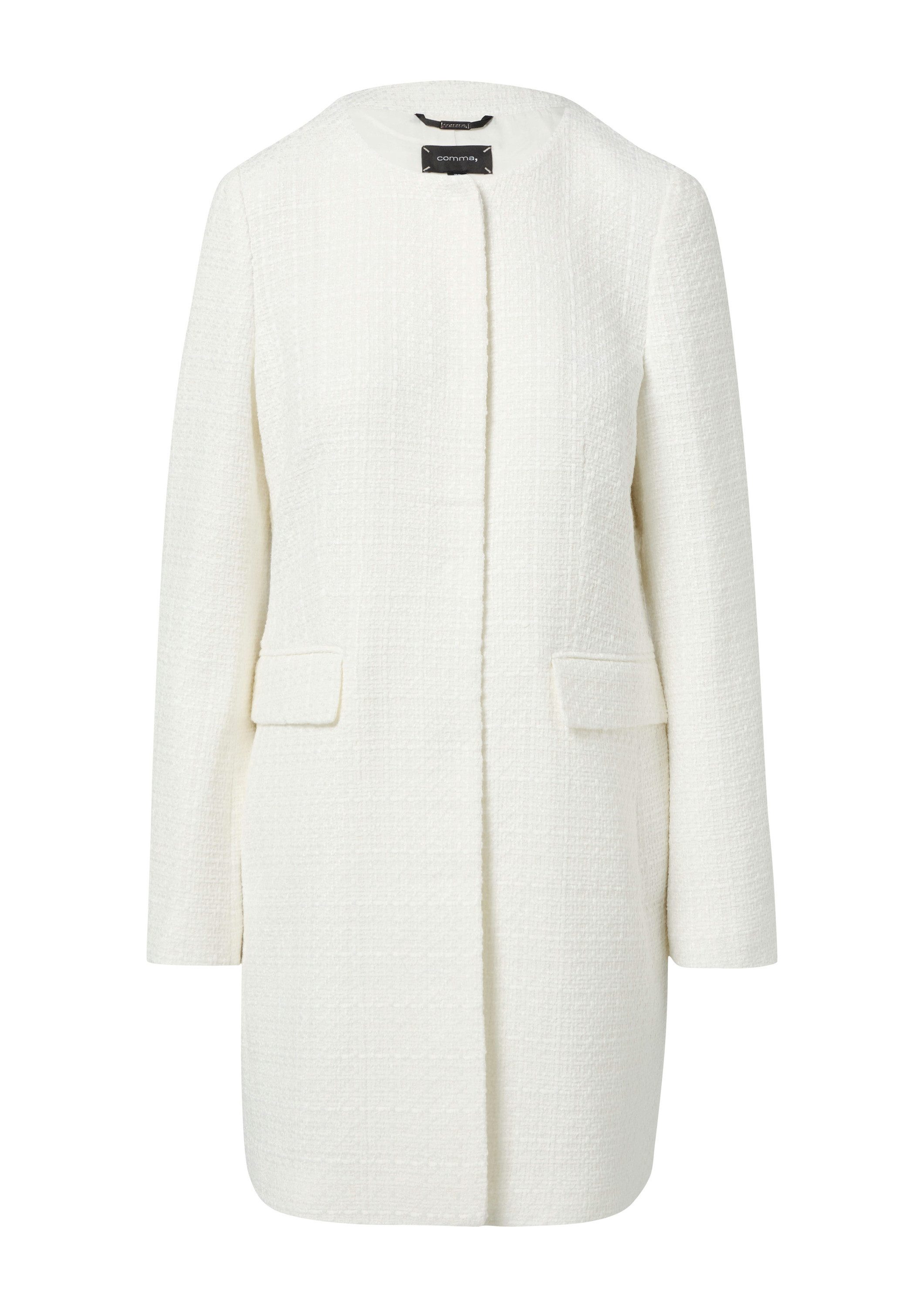 comma Funktionsmantel Outdoor-Mantel Taillierter Blazermantel aus strukturi günstig online kaufen