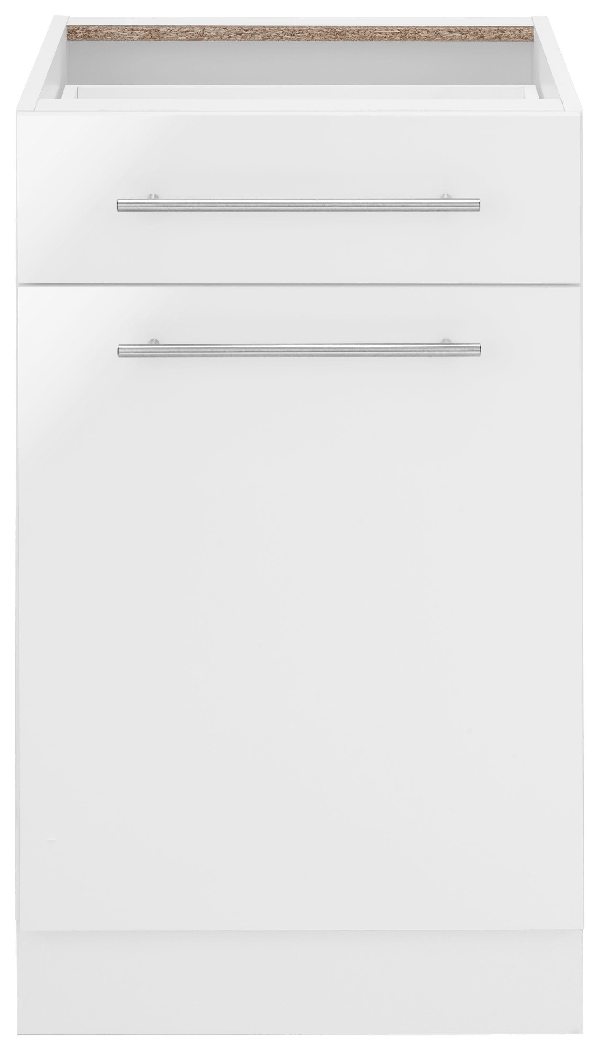 Flexi2 Breite 50 cm weiß wiho Glanz/weiß Unterschrank Küchen