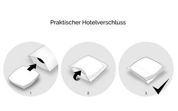 Bettwäsche, ZOLLNER, Renforce, 1 teilig, 100% Baumwolle, vom Hotelwäschespezalisten