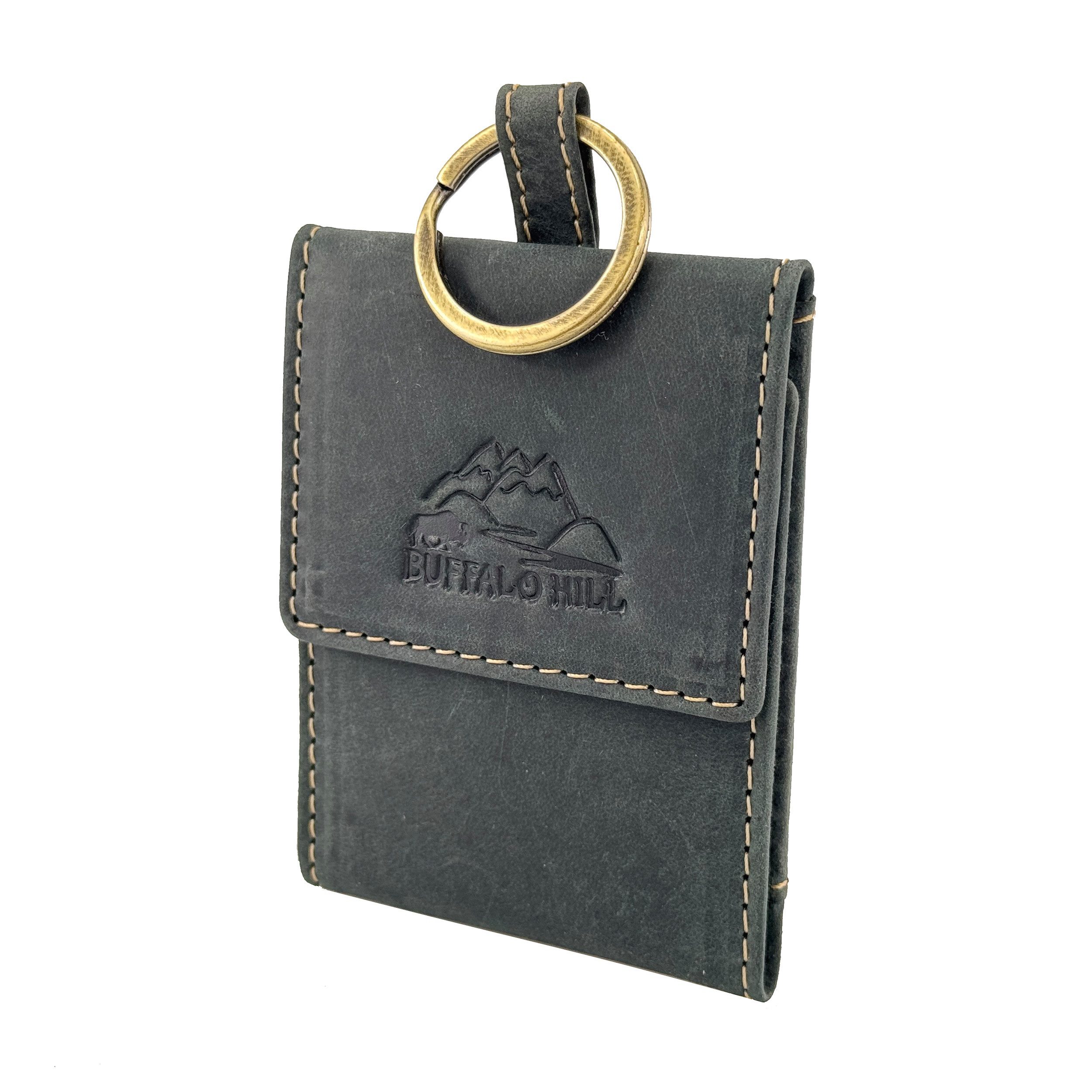 Buffalo Hill Mini Geldbörse Büffelleder Portemonnaie günstig online kaufen