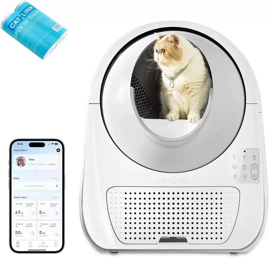 CATLINK Katzentoilette Smart Katzentoilette 57L Automatisch Katzenklo Selbstreinigende