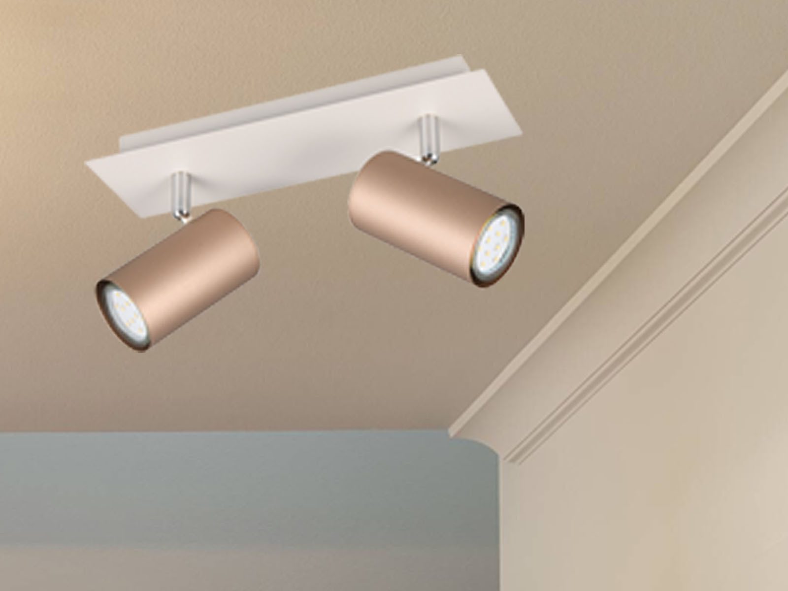 TRIO Leuchten LED Deckenstrahler, Dimmfunktion, LED wechselbar, Warmweiß, D günstig online kaufen