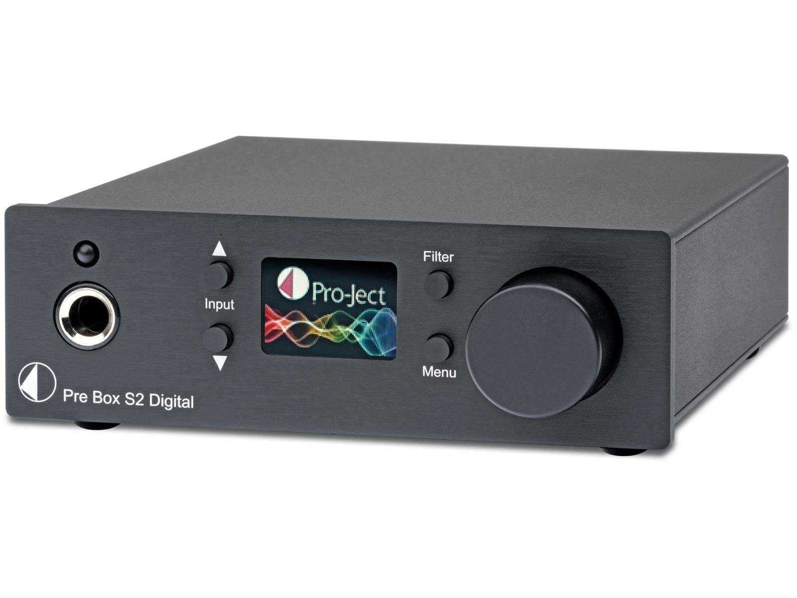 Pro-Ject Pro-Ject Box schwarz Vorverstärker Pre S2 Digital
