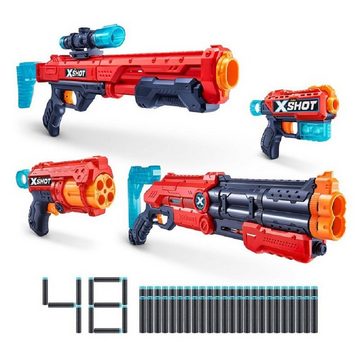 ZURU Blaster Ultimate Shootout Pack, Model 36251, Schaumstoff-Blaster, (48-tlg), 48 x X-Shot Darts