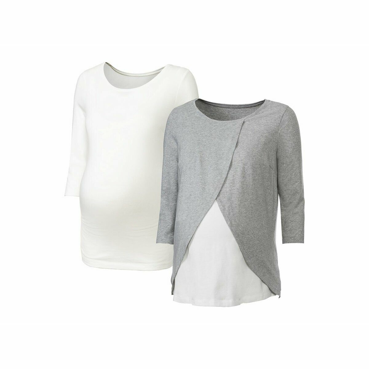 esmara Umstandsshirt Esmara Umstandsshirt 2er Pack (2-tlg) günstig online kaufen