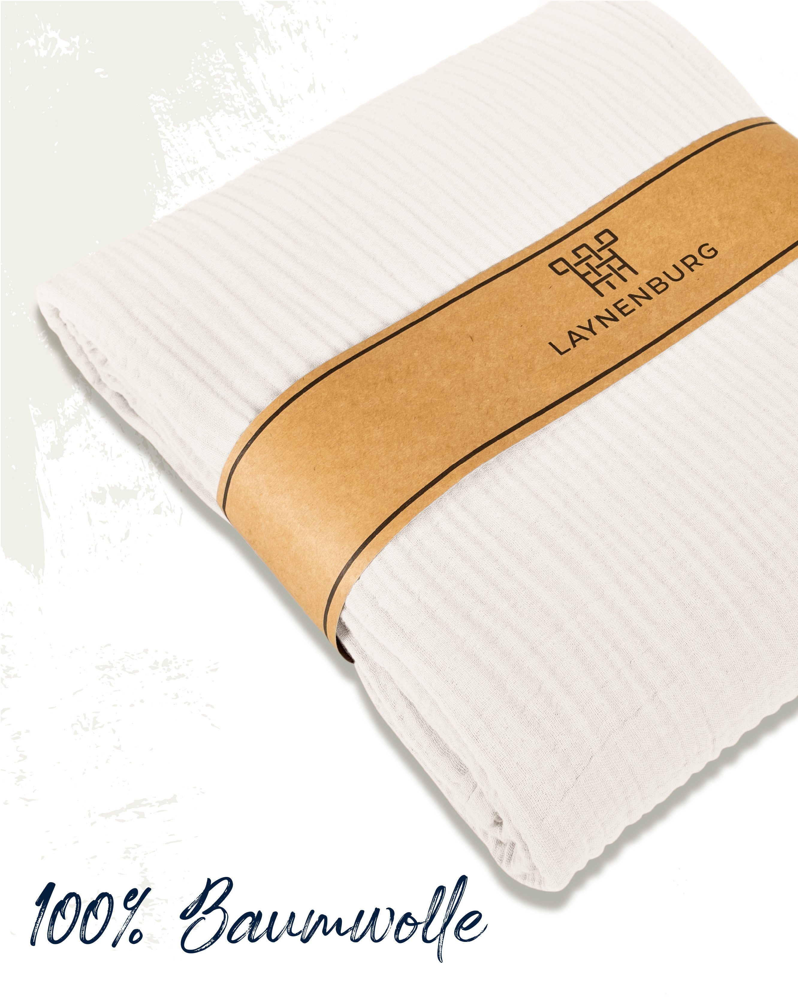 Laynenburg Tagesdecke Musselin aus 100% Baumwolle günstig online kaufen