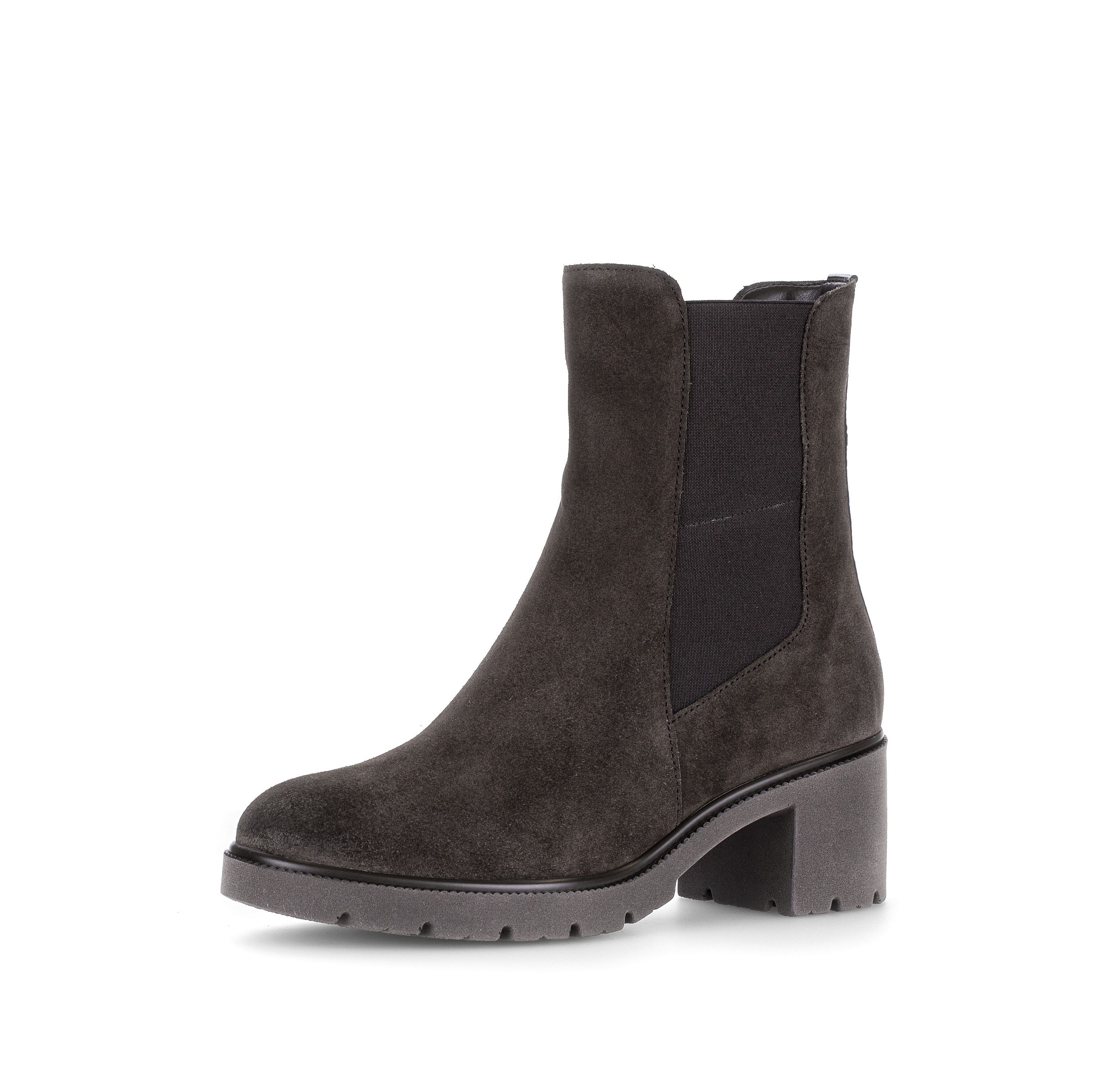 Gabor Chelseaboots Blockabstz, Stiefelette in Komfortweite H (sehr weit)