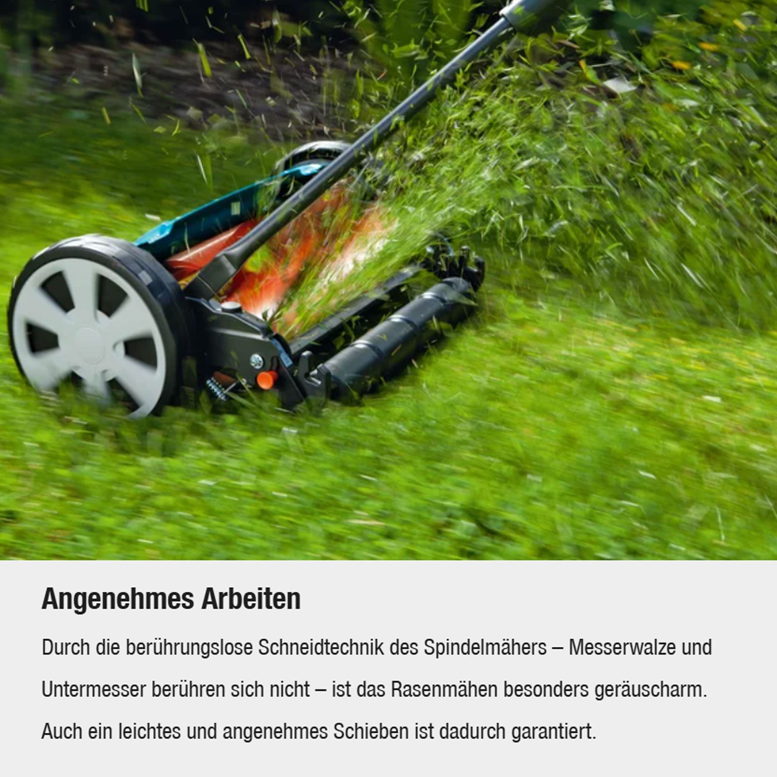 GARDENA Spindelmäher Gardena Classic 400 Rasenmäher 04018-20 Schnittbreite 40 cm für 200m² – Bild 2 von 5