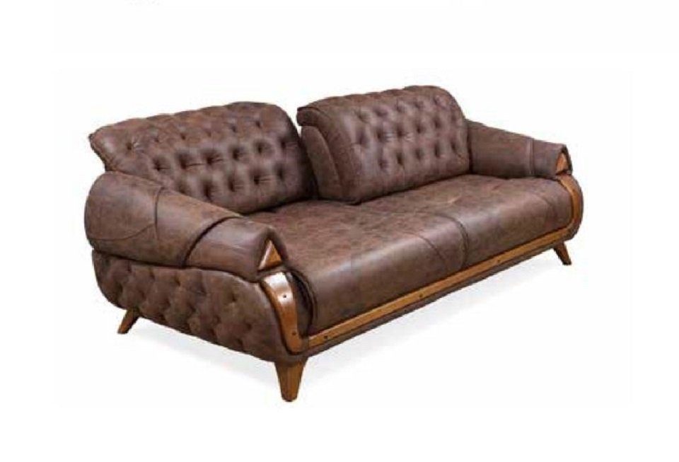 JVmoebel Sofa Dreisitzer Stoff Sofa Couch Polster Möbel Klassisch Design Luxus Neu, Made in Europe | Alle Sofas