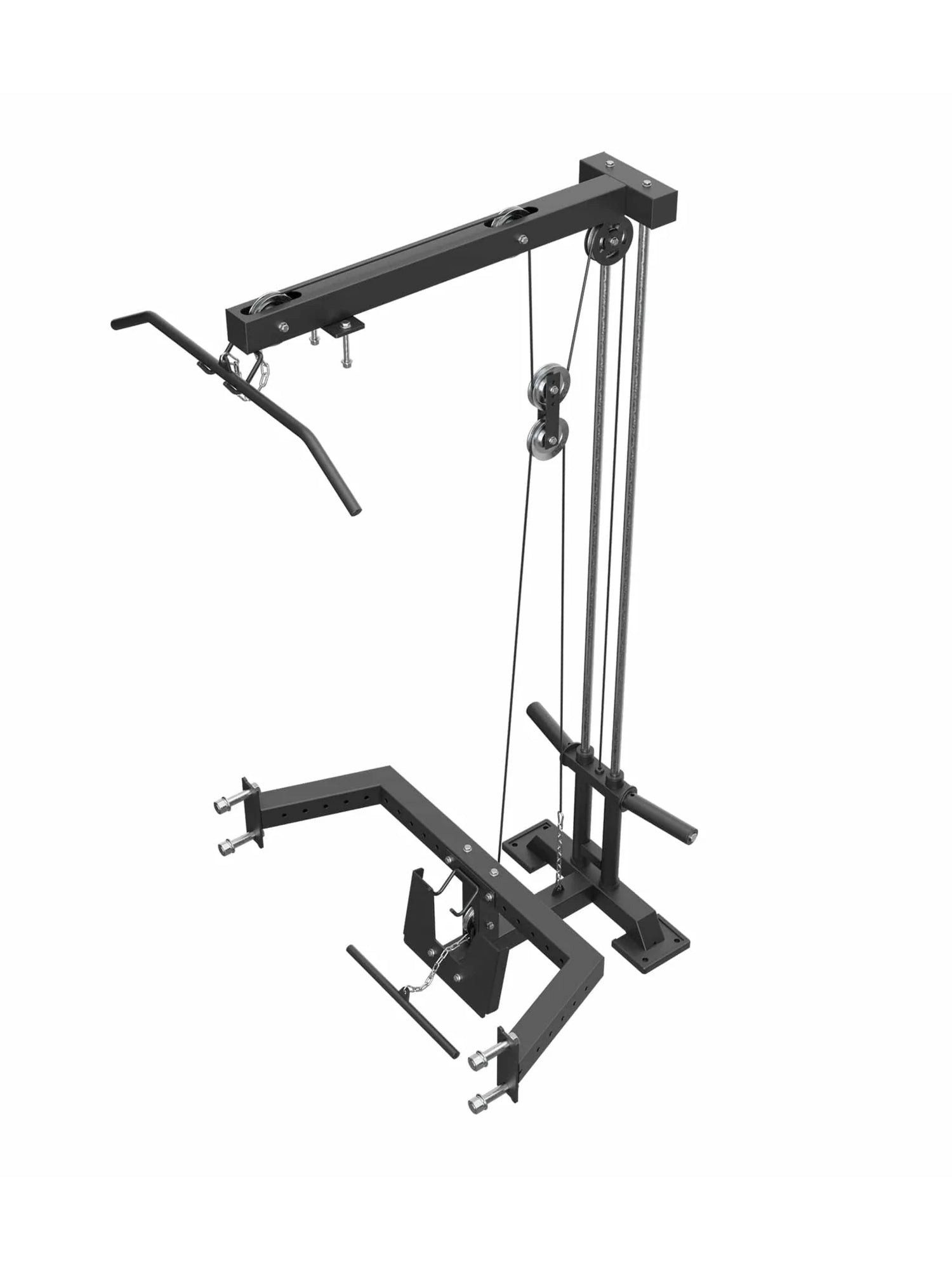 ATLETICA Power Rack R8-Latzug mit Rudereinheit, 66 kg Eigengewicht