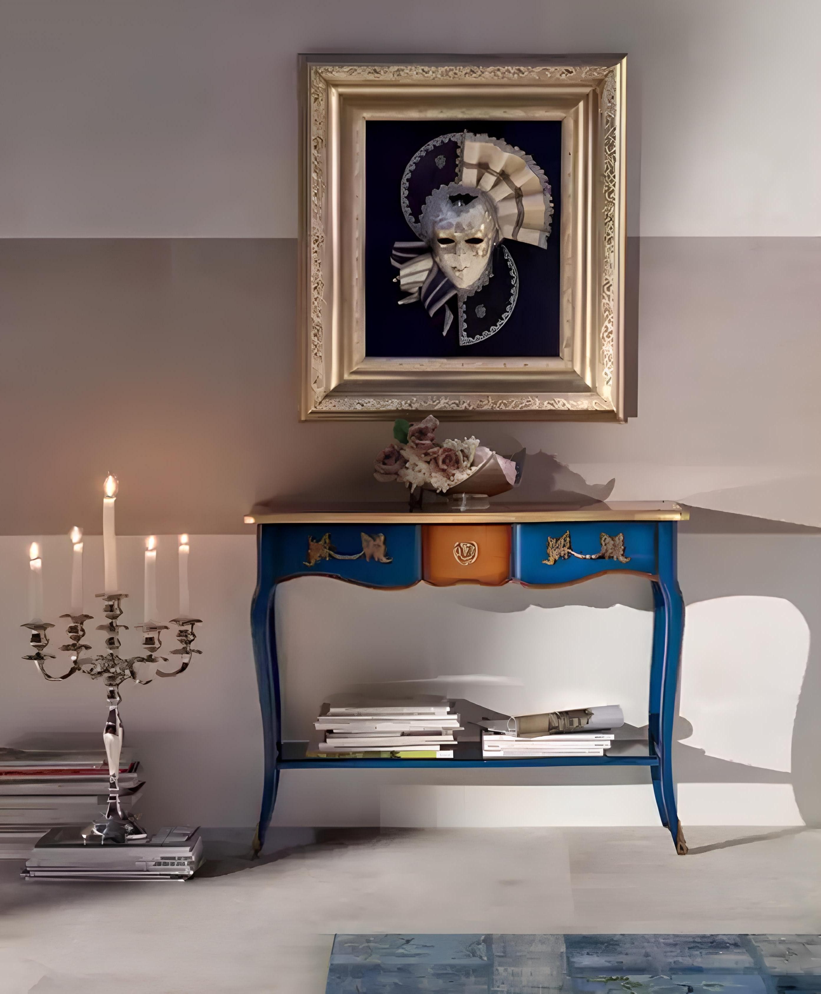 Xlmoebel Sideboard Luxuriöser Konsolentisch aus italienischem Holz in edlem Design (1 St., Konsole), Hergestellt in Europa
