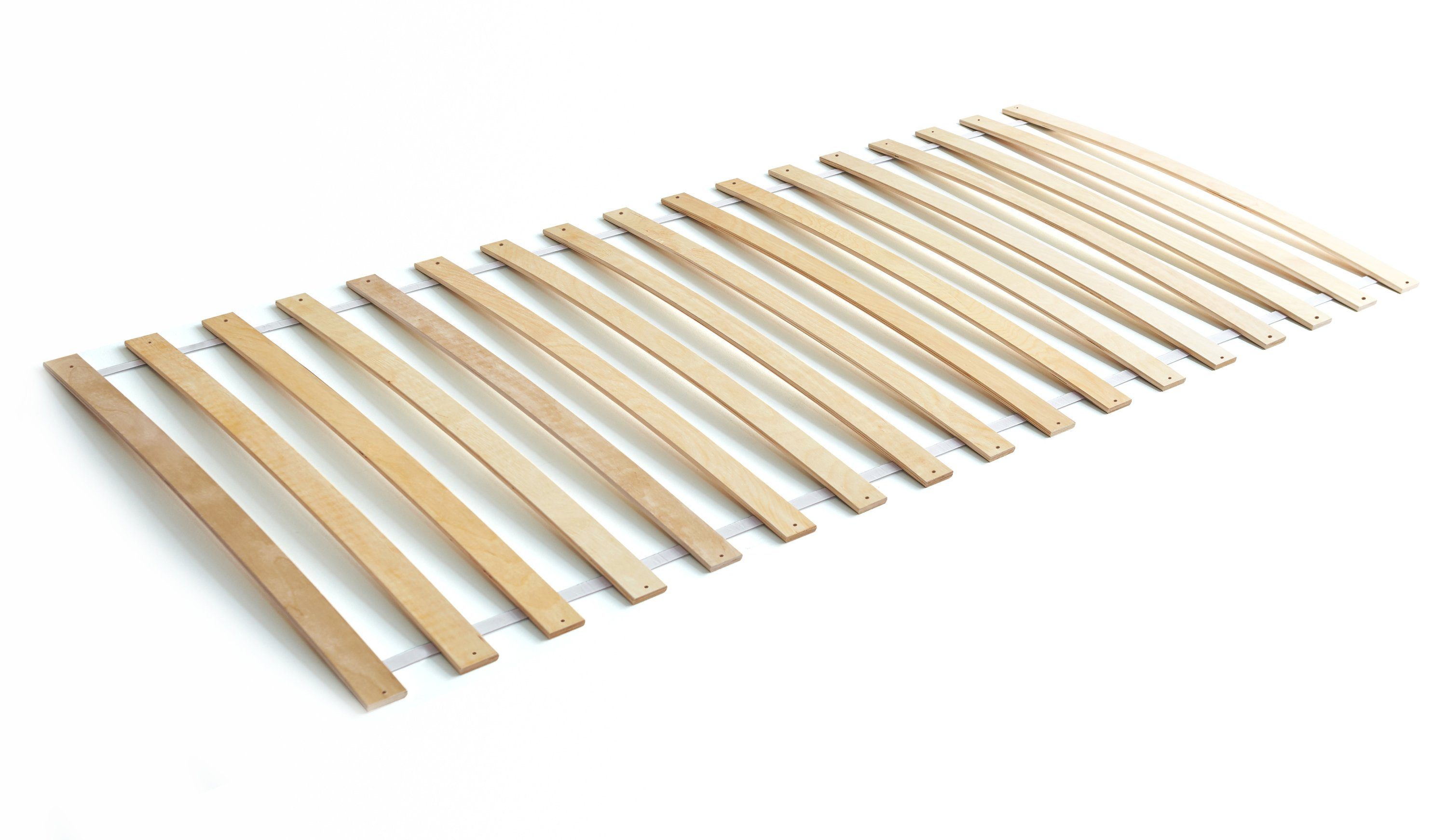 Rollrost Rollrost Birke Federholz 90x200, Ticaa, Kopfteil unverstellbar, starr, Fußteil unverstellbar, starr