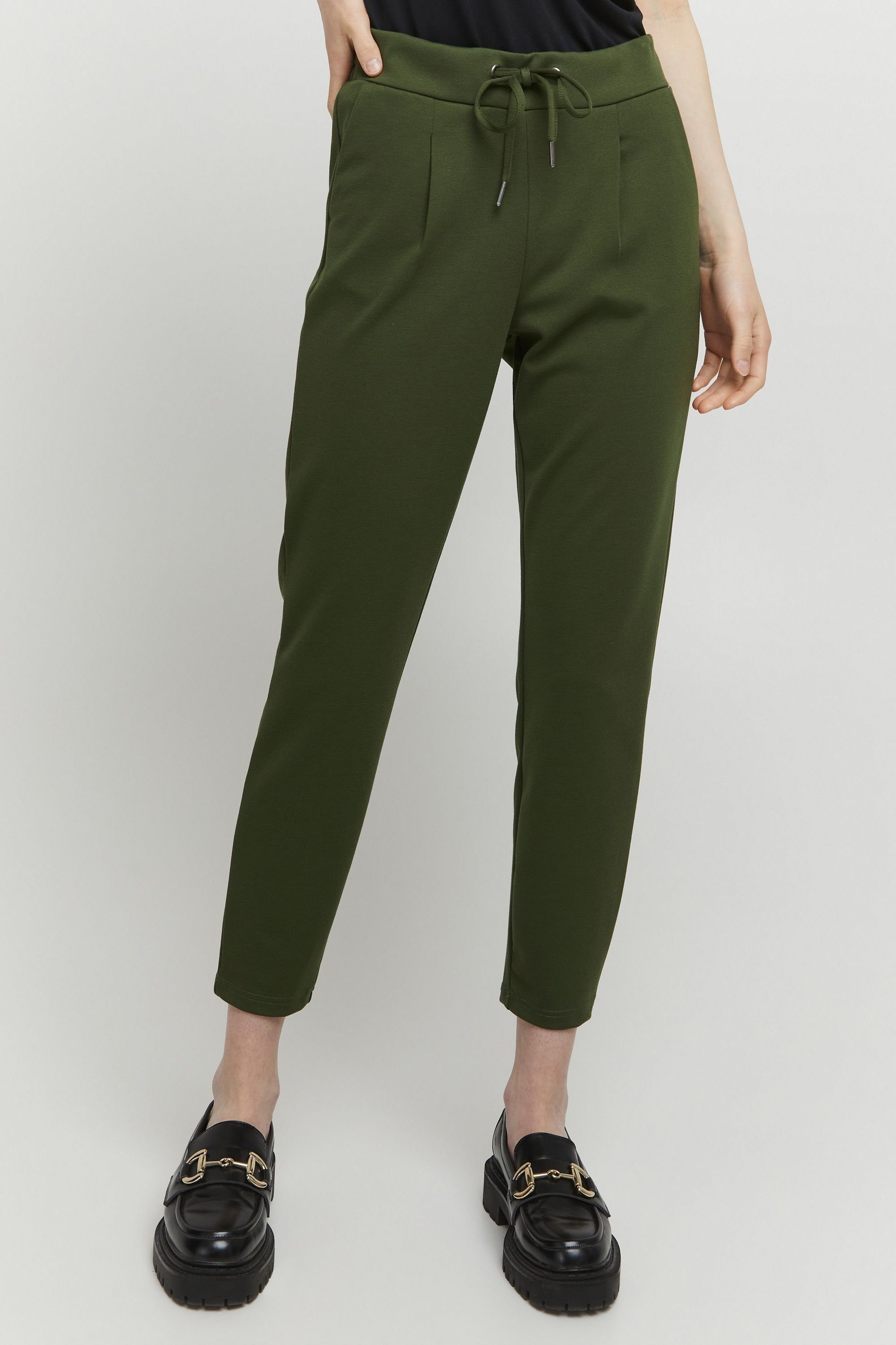 b.young Stoffhose BYRizetta crop pants - 20803903 Rifle Green (190419)