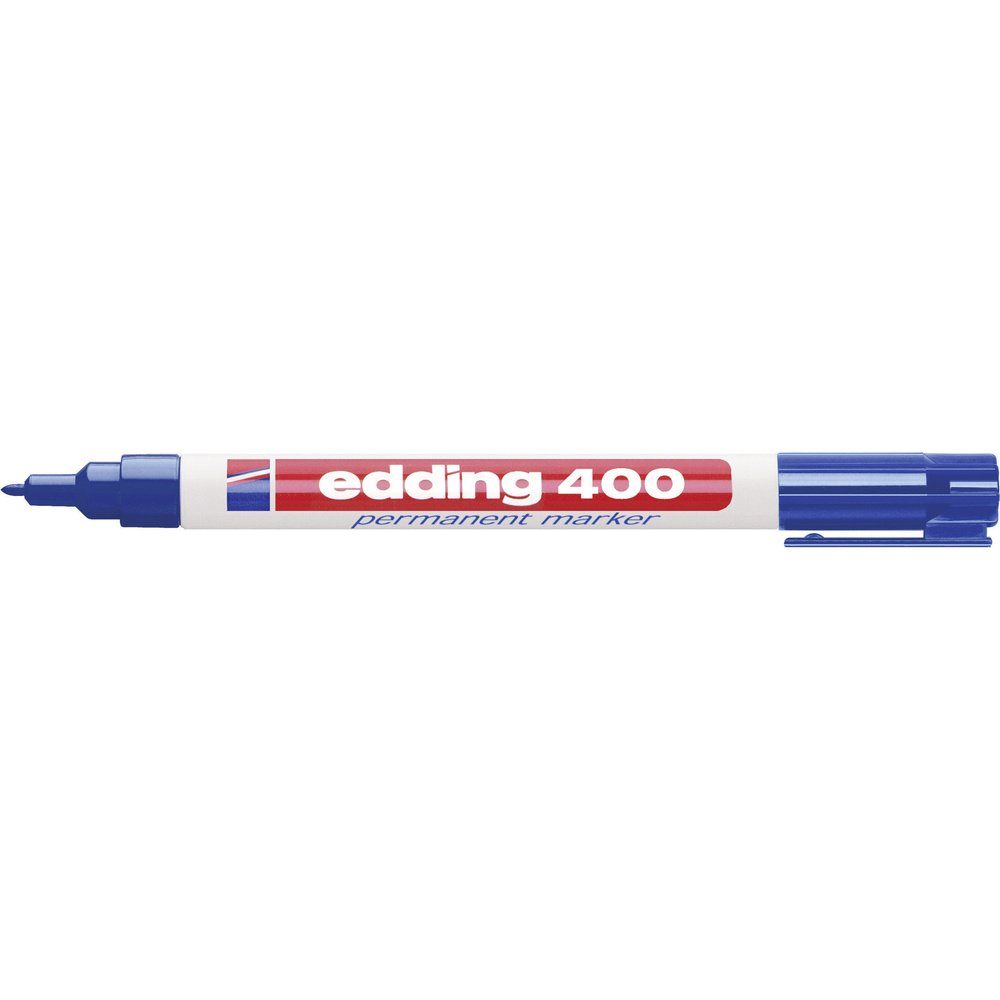 edding Permanentmarker Edding 400 4-400-1-1003 Permanentmarker Blau wasserfest: Ja