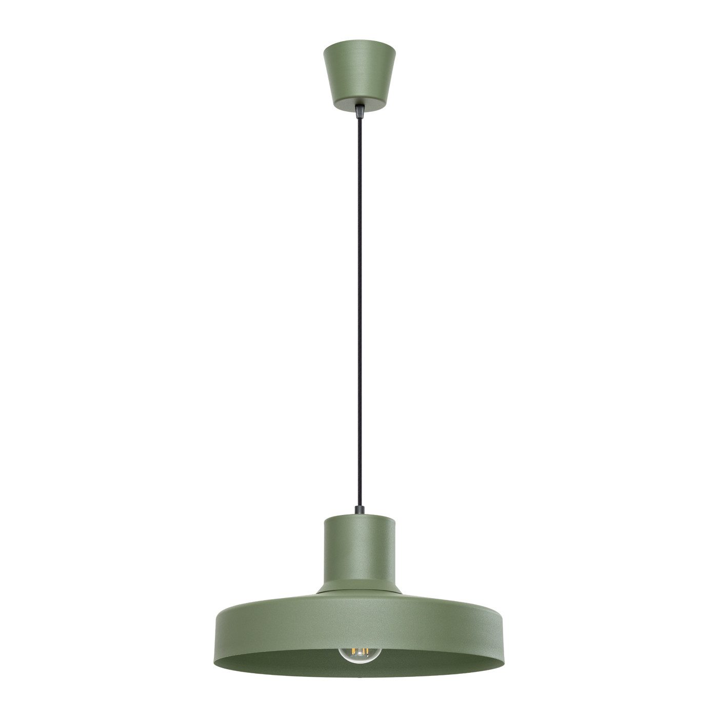 SOLLUX lighting Hängeleuchte Pendelleuchte Bilo Olivgrün, Nicht enthalten