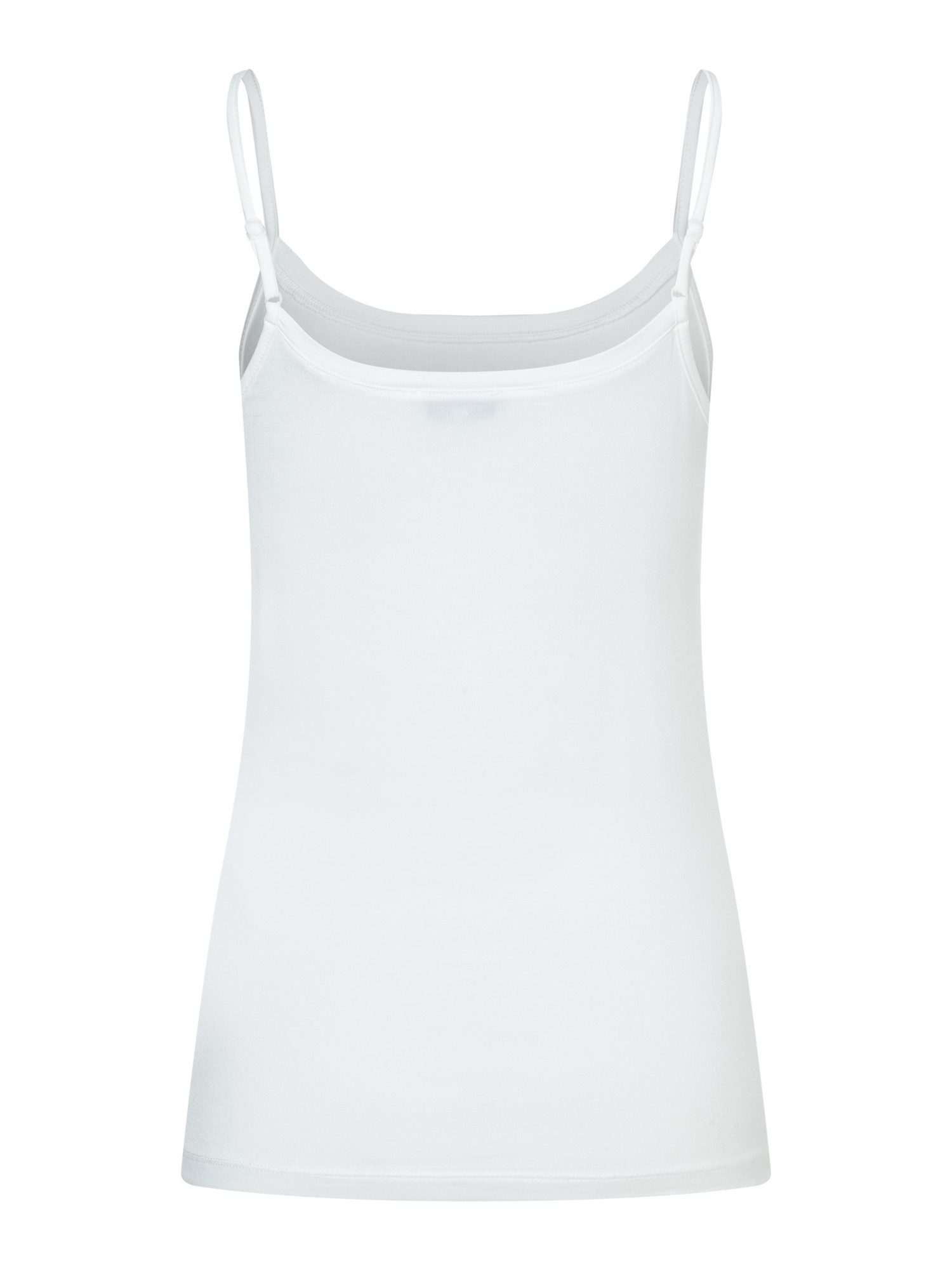 MORE&MORE Shirttop schmales Basic-Top, Spaghettiträger