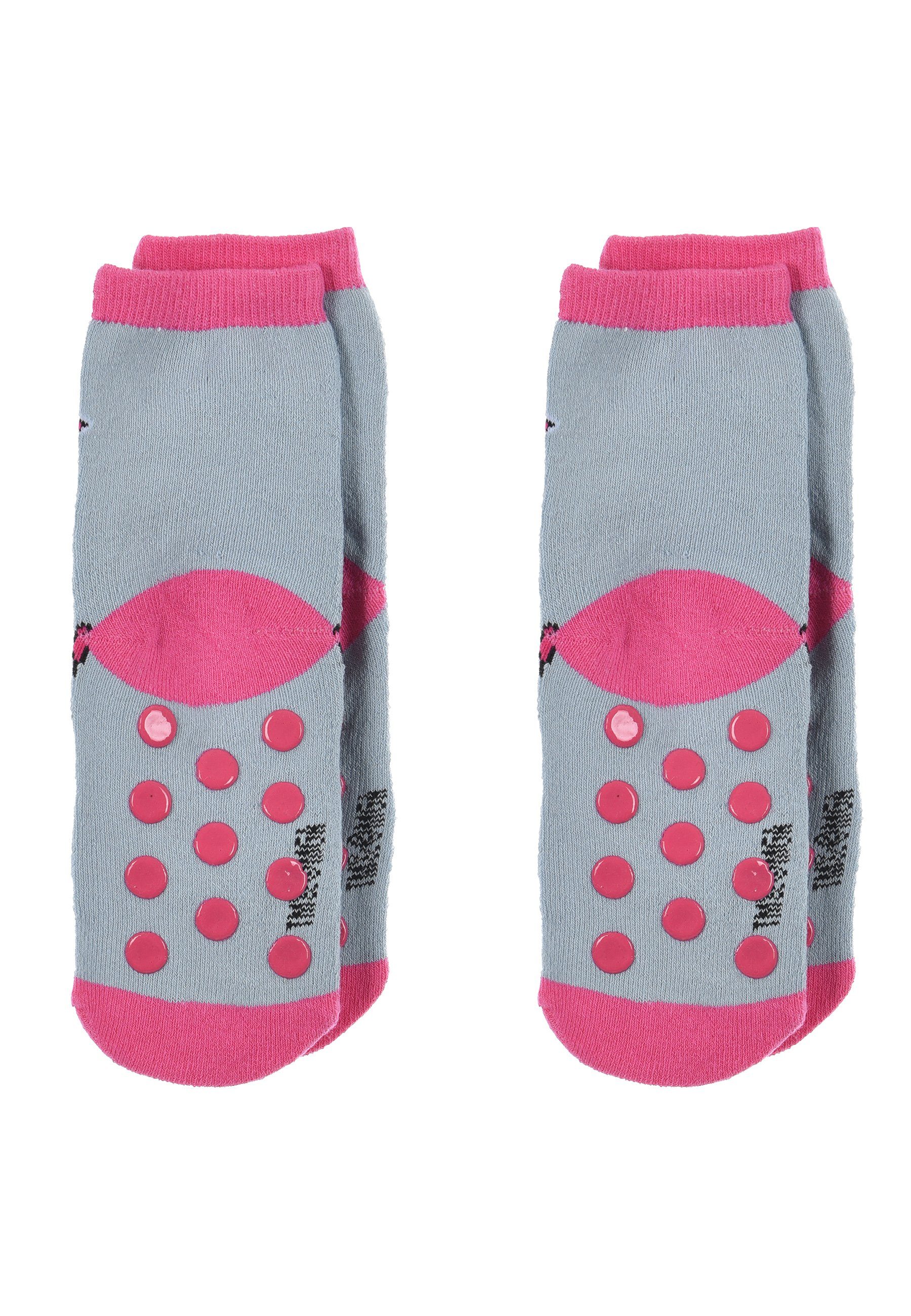 L.O.L. Kinder ABS-Socken Noppen Socken 2 (2-Paar) Strümpfe SURPRISE! anti-rutsch mit Gumminoppen Mädchen Paar Stopper-Socken