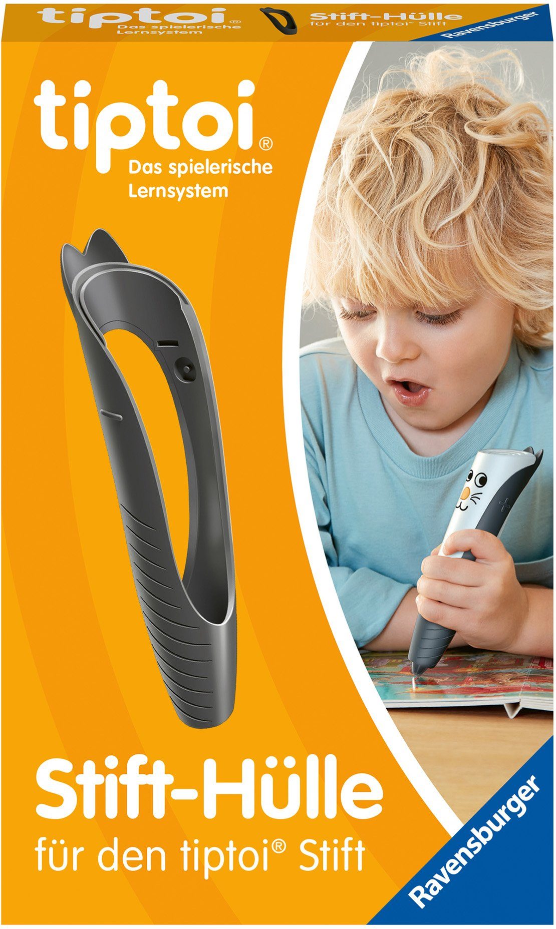 Ravensburger Spiel tiptoi® Stift-Hülle zum Wechseln in Schwarz, Made in Europe