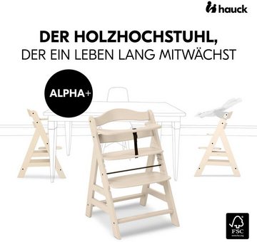 Hauck Hochstuhl Alpha+, Vanilla, FSC® - schützt Wald - weltweit