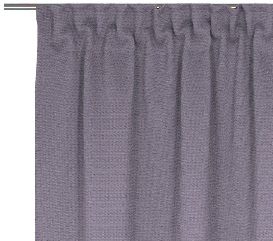 Collection St), (1 Vorhang lila Uni Adam, aus light, Multifunktionsband nachhaltig Jacquard, blickdicht, Bio-Baumwolle