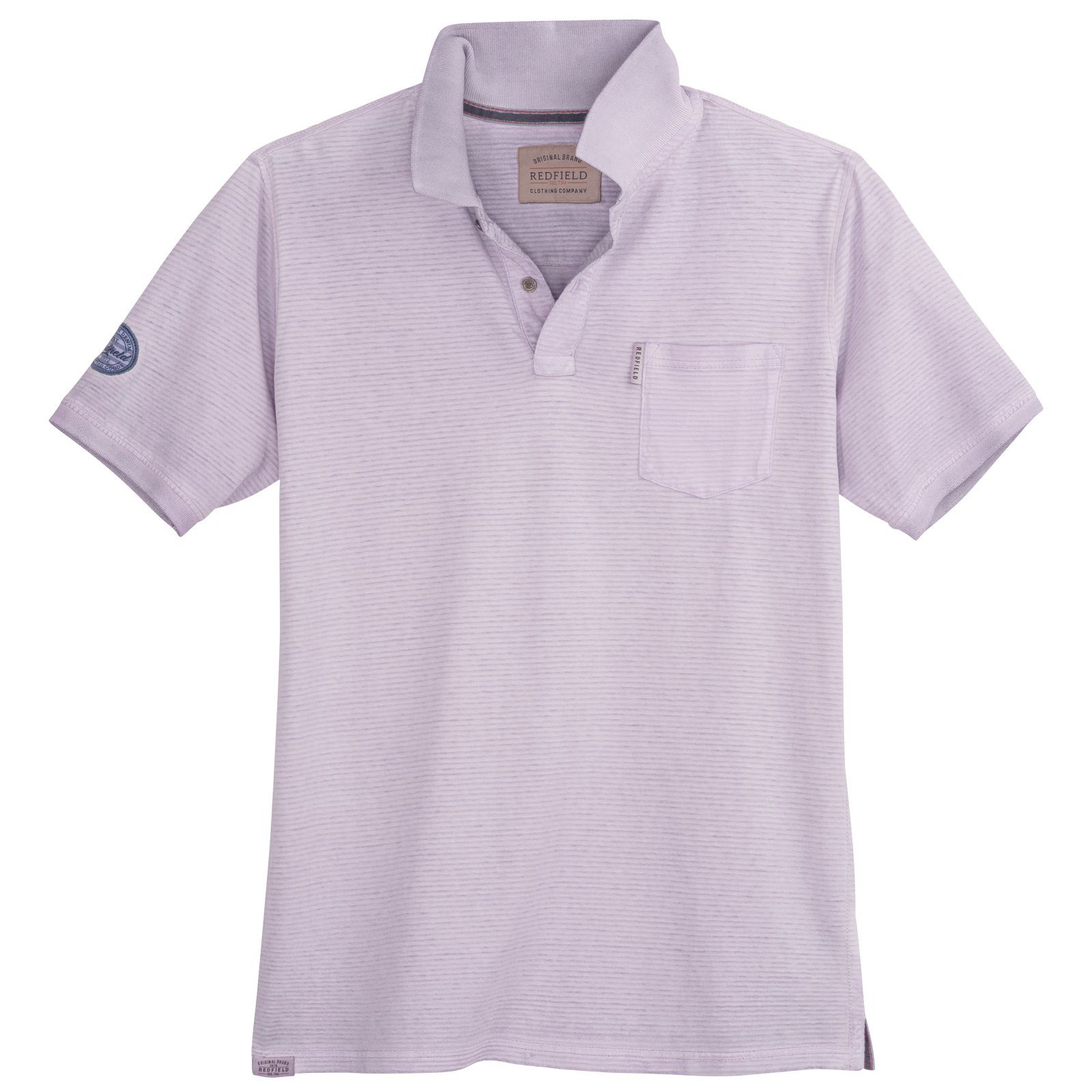 Herren redfield Poloshirt Größen Redfield Used lavendel geringelt Poloshirt Look Große