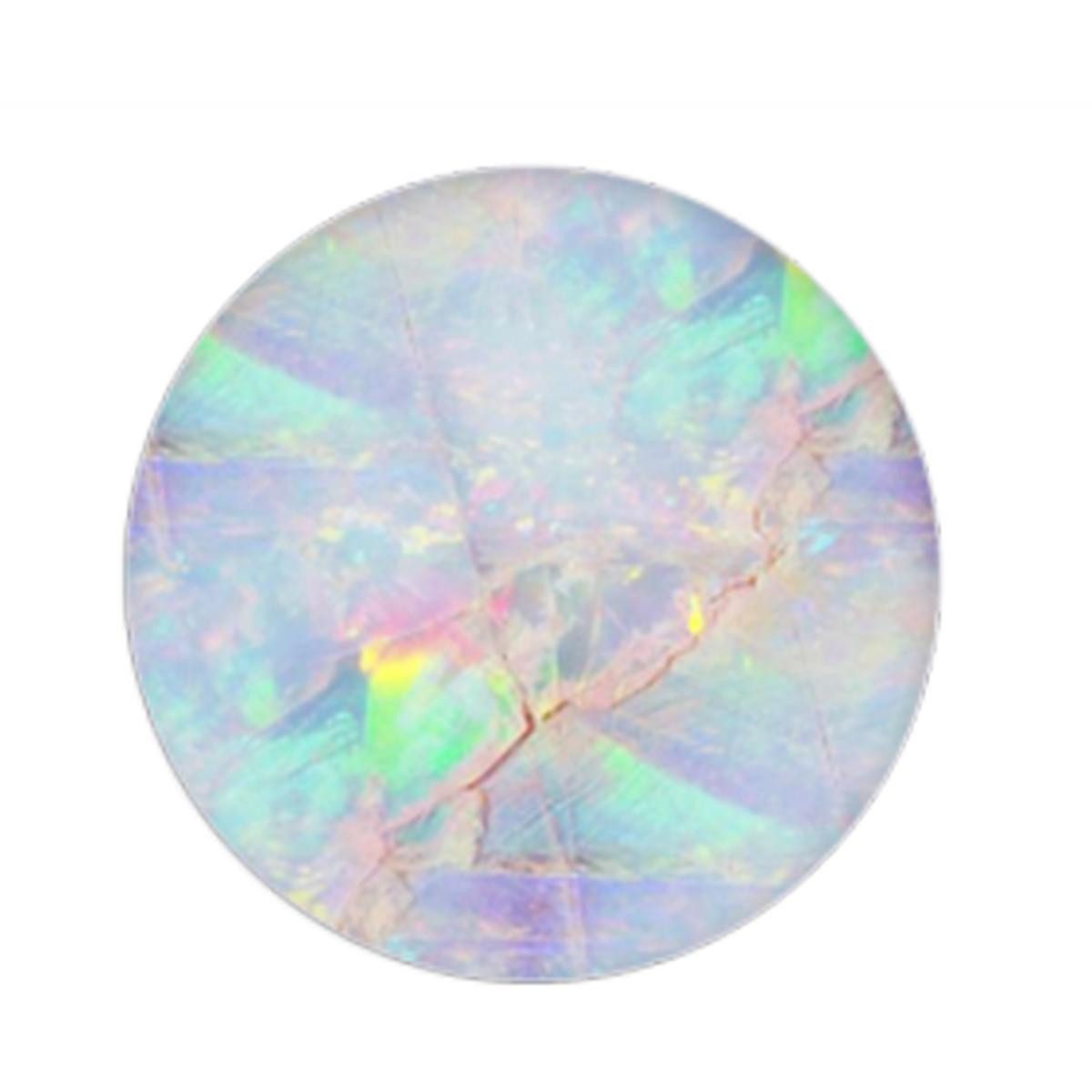 Popsockets Popsockets PopSockets, PopGrip, Ausziehbarer Griff, Opal GEN1