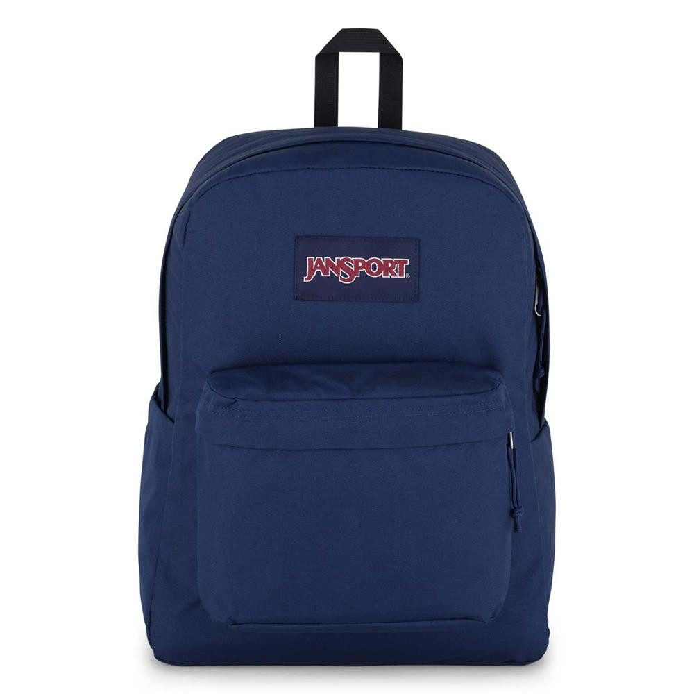 Jansport Tagesrucksack SuperBreak Plus Rucksack 26 L mit 15-Zoll-Laptopfach & Flaschenfach (Rucksack, 1 SuperBreak Plus Rucksack), 15-Zoll-Laptopfach, Flaschentasche, Organizer, gepolstert