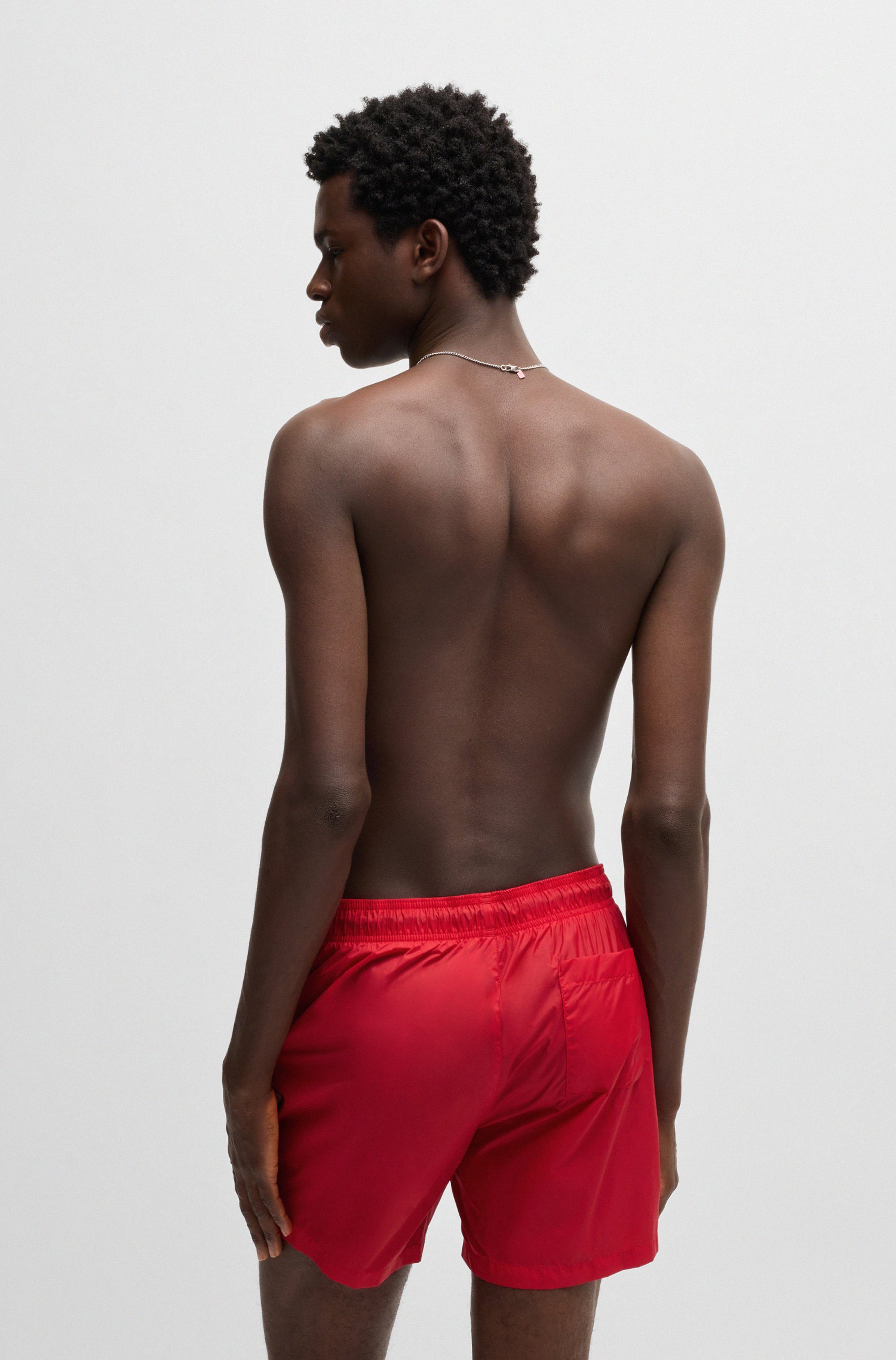 HUGO Badehose Haiti mit Markenschriftzug auf der Kordel günstig online kaufen