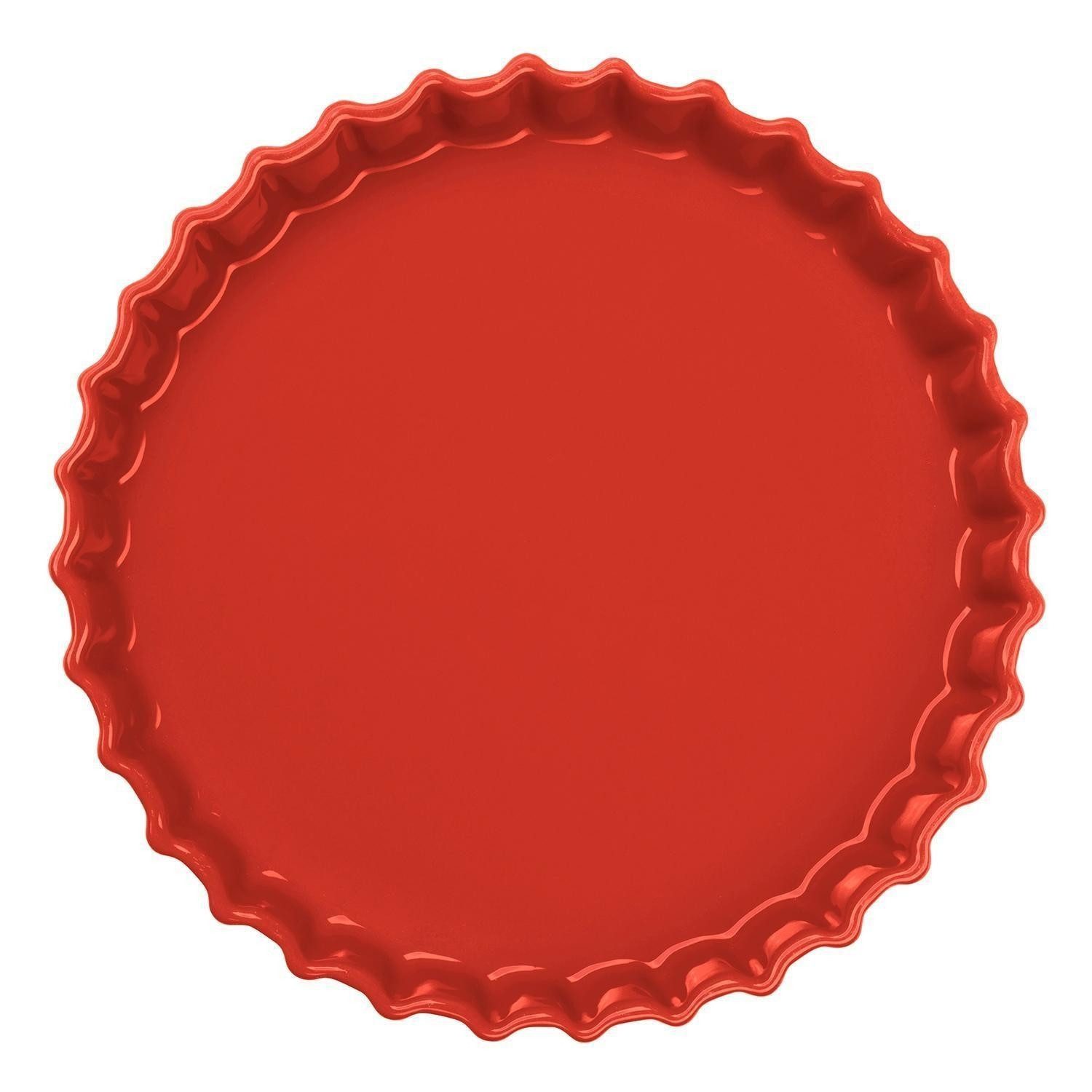 ASA SELECTION Backform GRANDE, Rot, Steingut, (1-tlg), spülmaschinen-, mikrowellen-, ofen- und gefriergeeignet, Ø 30 x H 4 cm