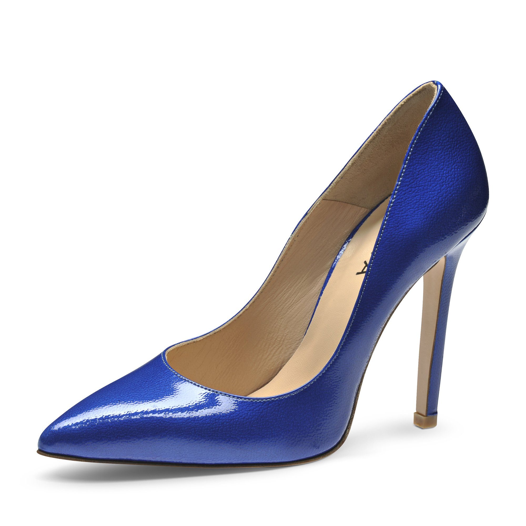 Evita MIA Pumps Handmade in Italy royalblau