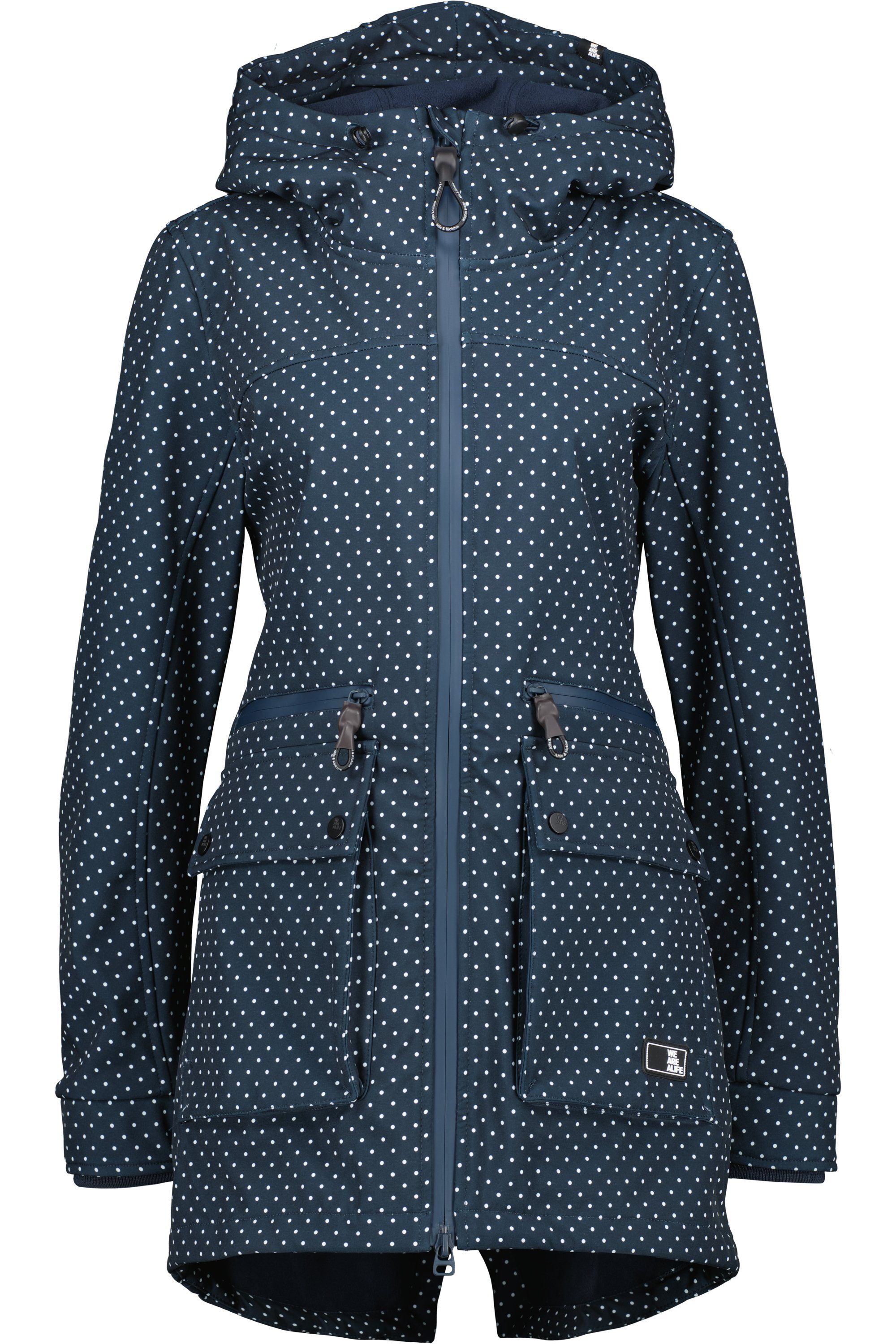 Alife & S Softshelljacke Kickin AudreyAK Damen Softshelljacke, Übergangsjacke Coat marine