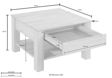 Woltra Couchtisch Denis, Massivholz