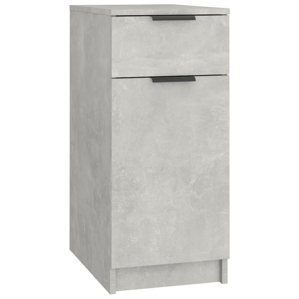 vidaXL Aktenschrank Schreibtischschrank Betongrau 33,5x50x75 cm Holzwerkstoff