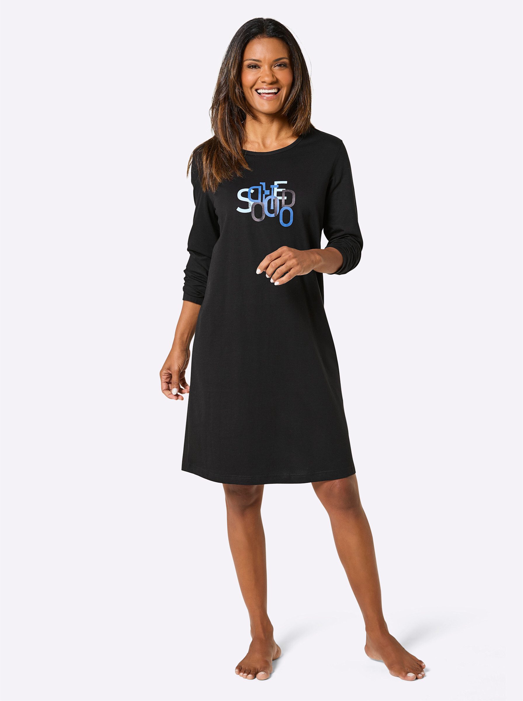 Witt Sleepshirt Sleepshirts Langarm (2-tlg) – Bild 4 von 5