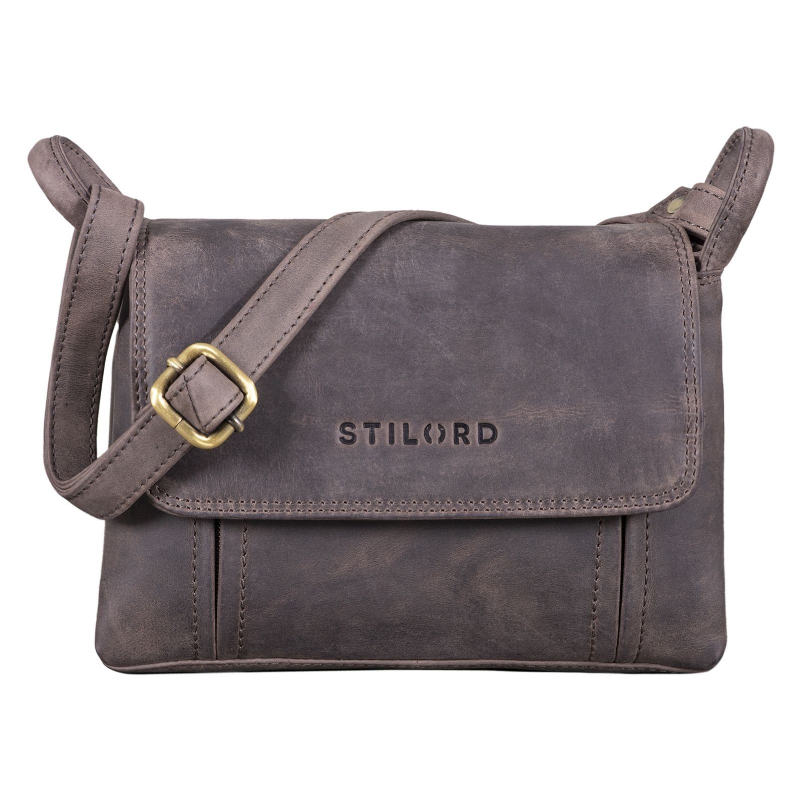 STILORD Handtasche "Alessia" Kleine Lederhandtasche Damen