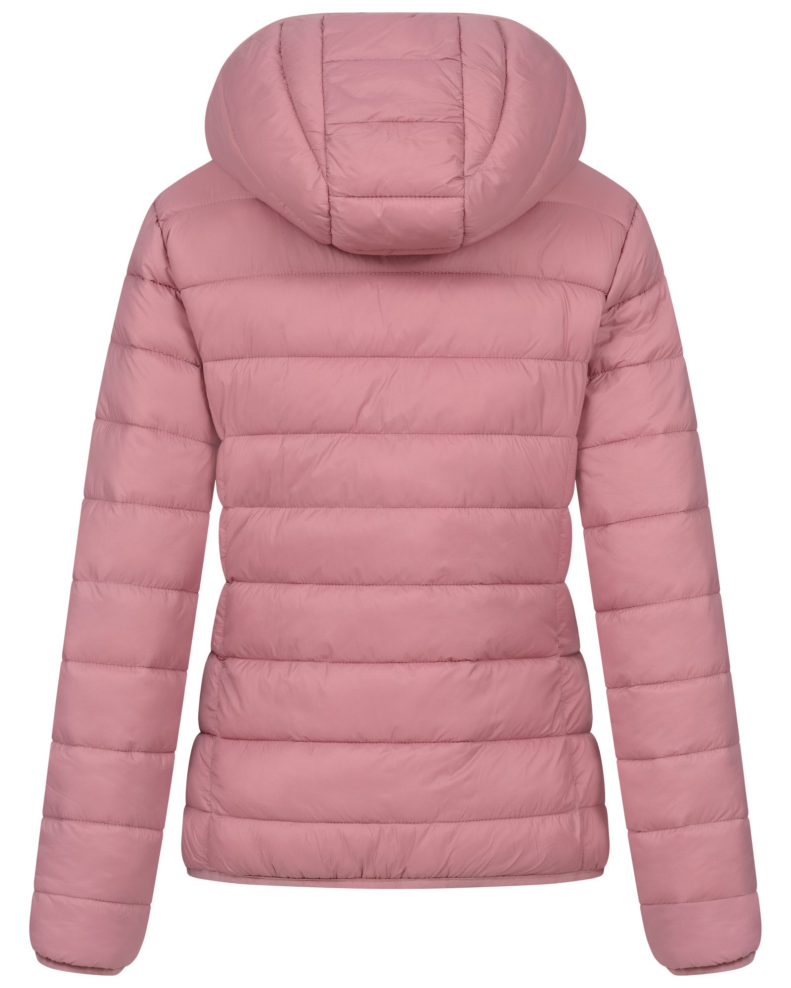 Geographical Norway Steppjacke Damen Übergangsjacke Steppjacke Outdoor leicht Kapuze Frühlingsjacke
