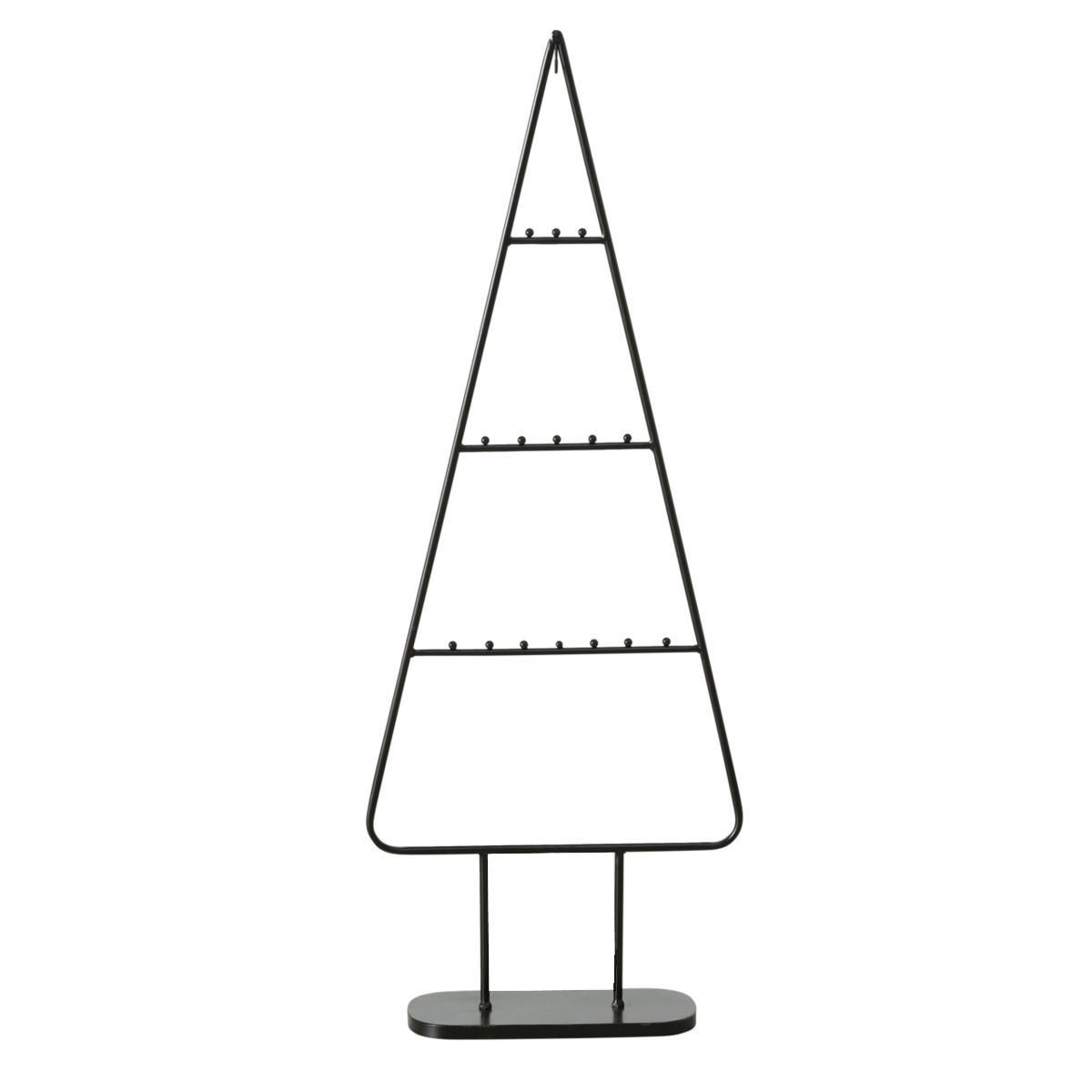 Spetebo Dekobaum Metall Tannenbaum THEO 111 cm (Inhalt, 1 St., Aufsteller mit Haken), für