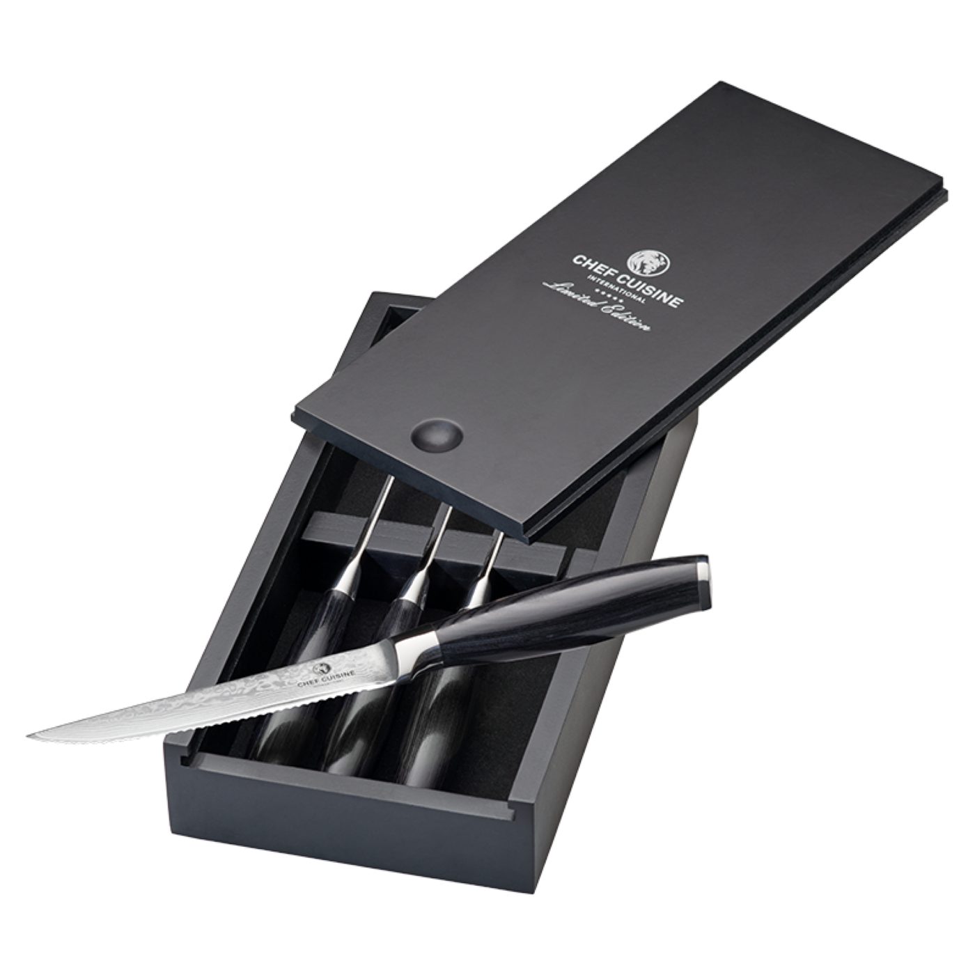 CHEF CUISINE International Стейк ножи Damast 4er Set