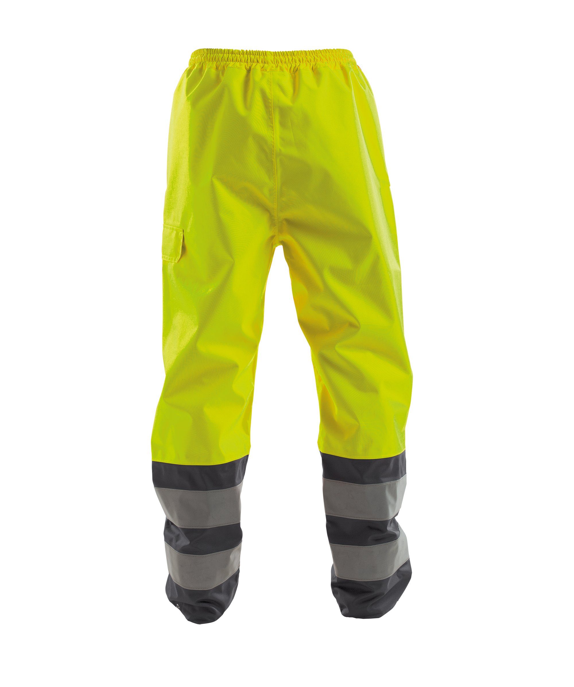 Dassy Warnschutz-Regenhose Sola (1-tlg) Regenhose neongelb/zementgrau