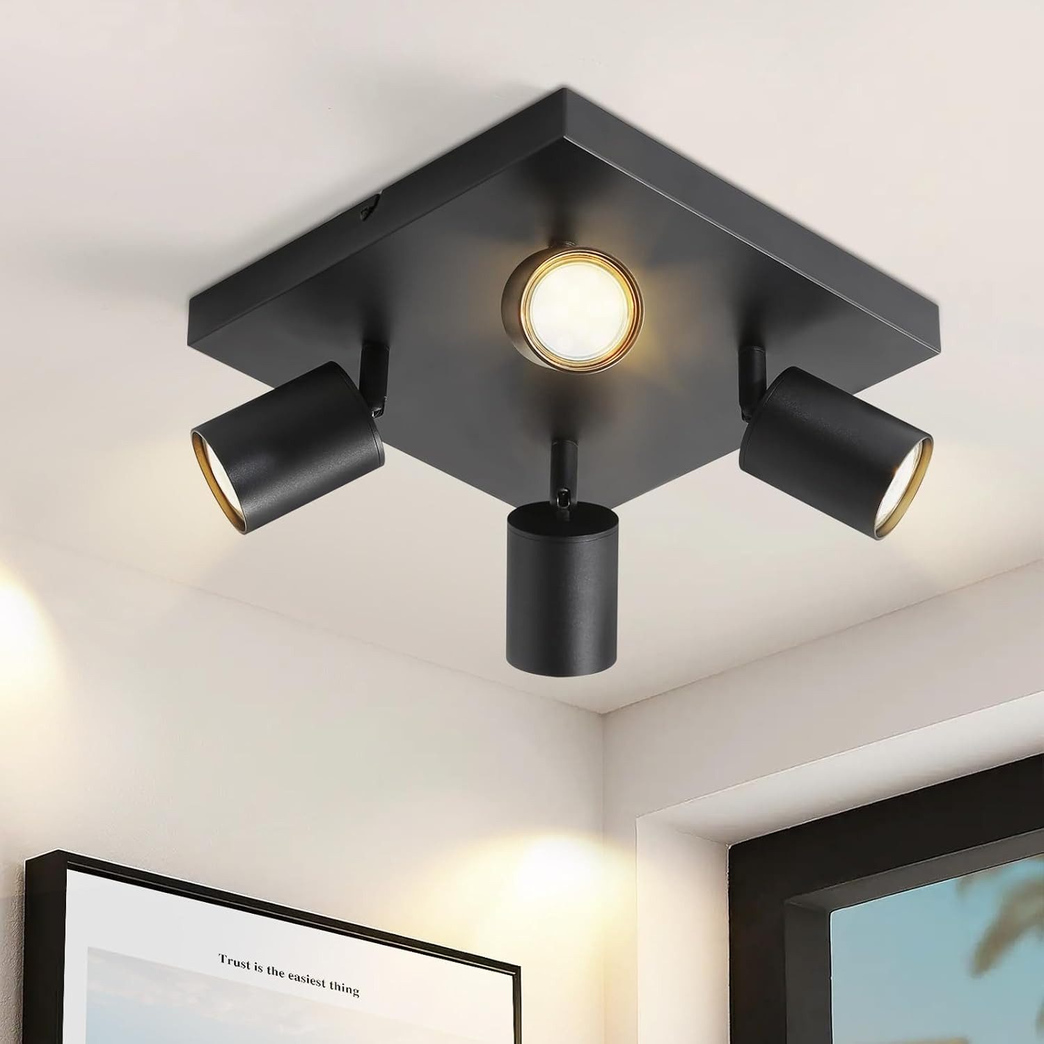 ZMH LED Deckenstrahler 4 Flammig Deckenspot günstig online kaufen