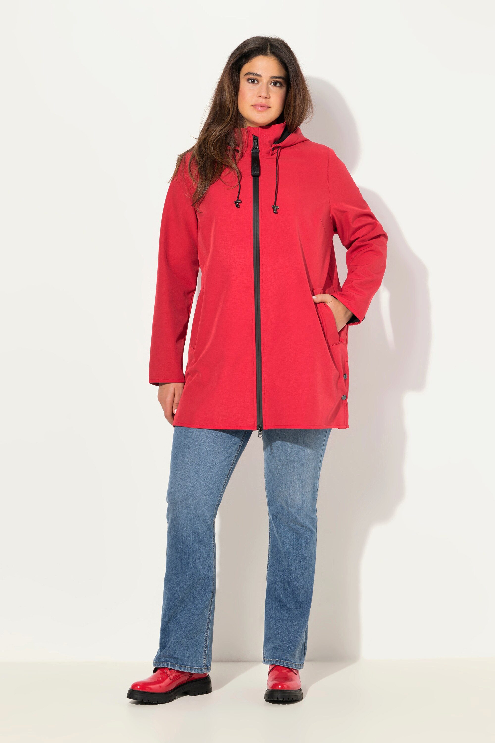 Ulla Popken Parka HYPRAR Softshelljacke Fleecefutter wasserabweisend günstig online kaufen